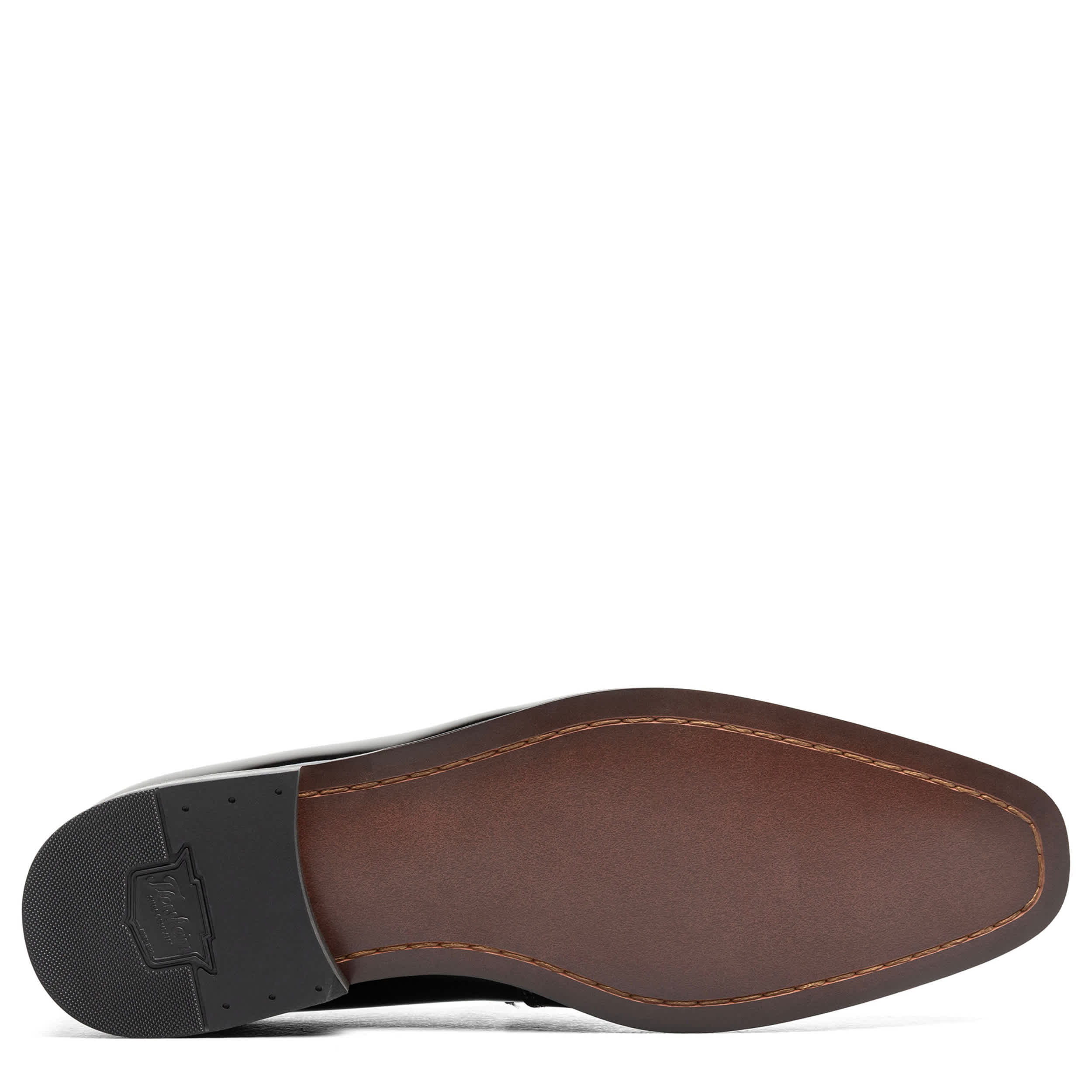FLORSHEIM-MENS TUX STRAP SLIP ON-BLACK & 