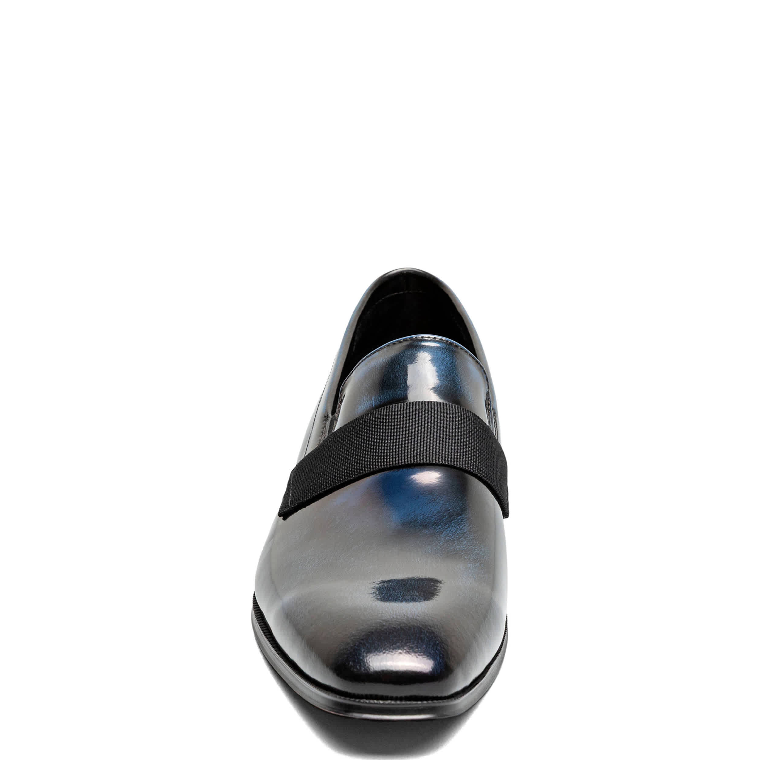 FLORSHEIM-MENS TUX STRAP SLIP ON-NAVY & 