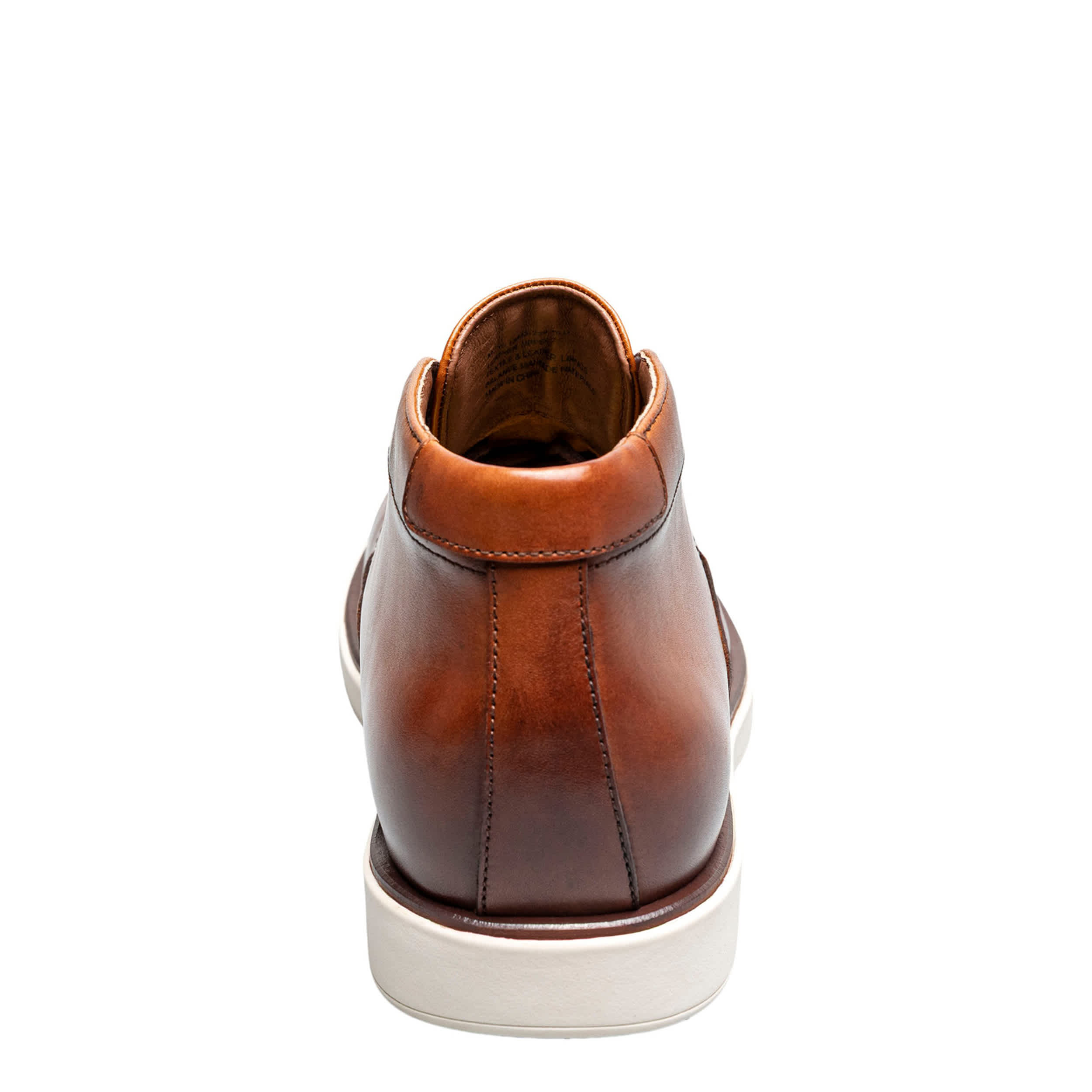 FLORSHEIM-MENS AVENUE CHUKKA BOOT-COGNAC & WHITE