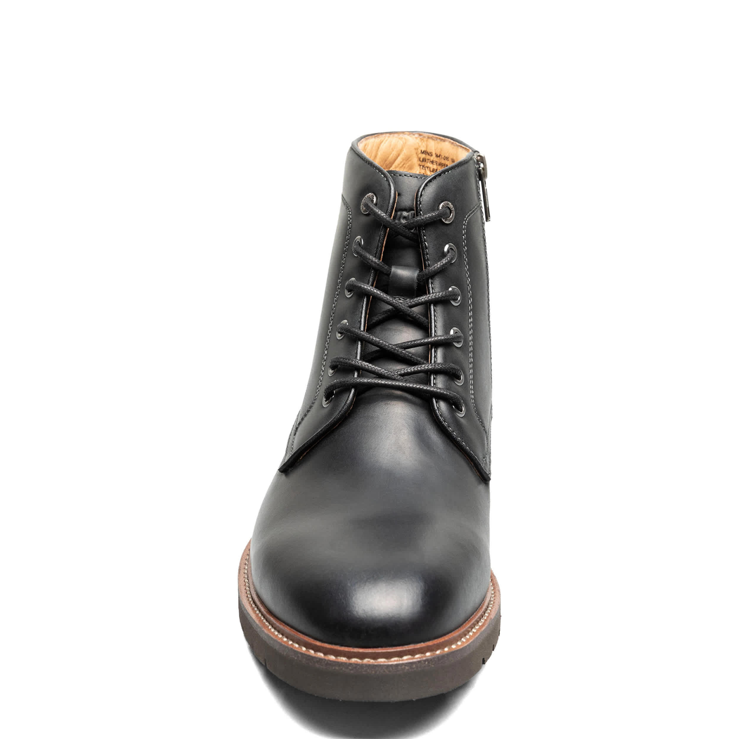FLORSHEIM-MENS REDFORD LACE-UP BOOT-BLACK & 