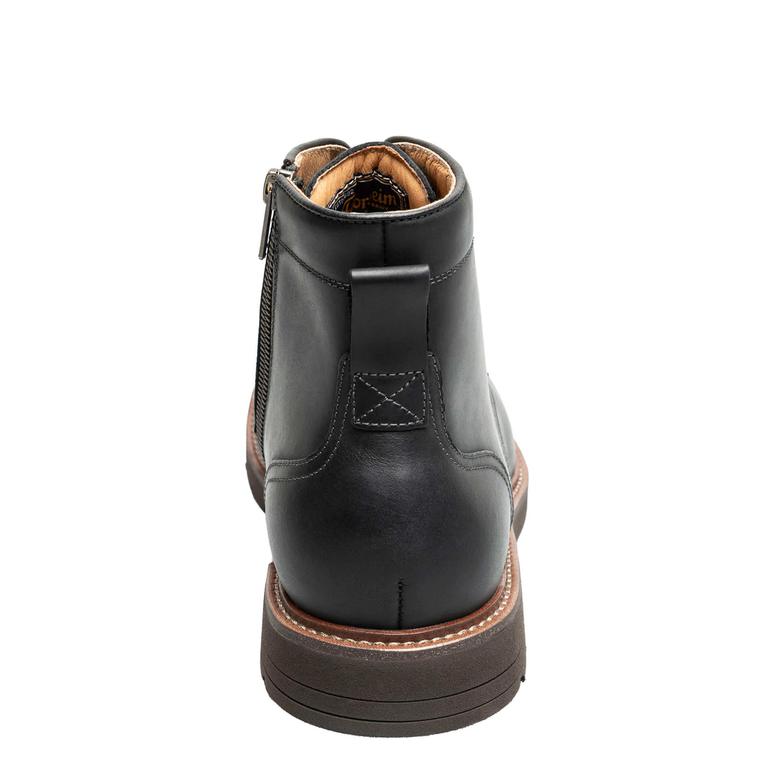 FLORSHEIM-MENS REDFORD LACE-UP BOOT-BLACK & 
