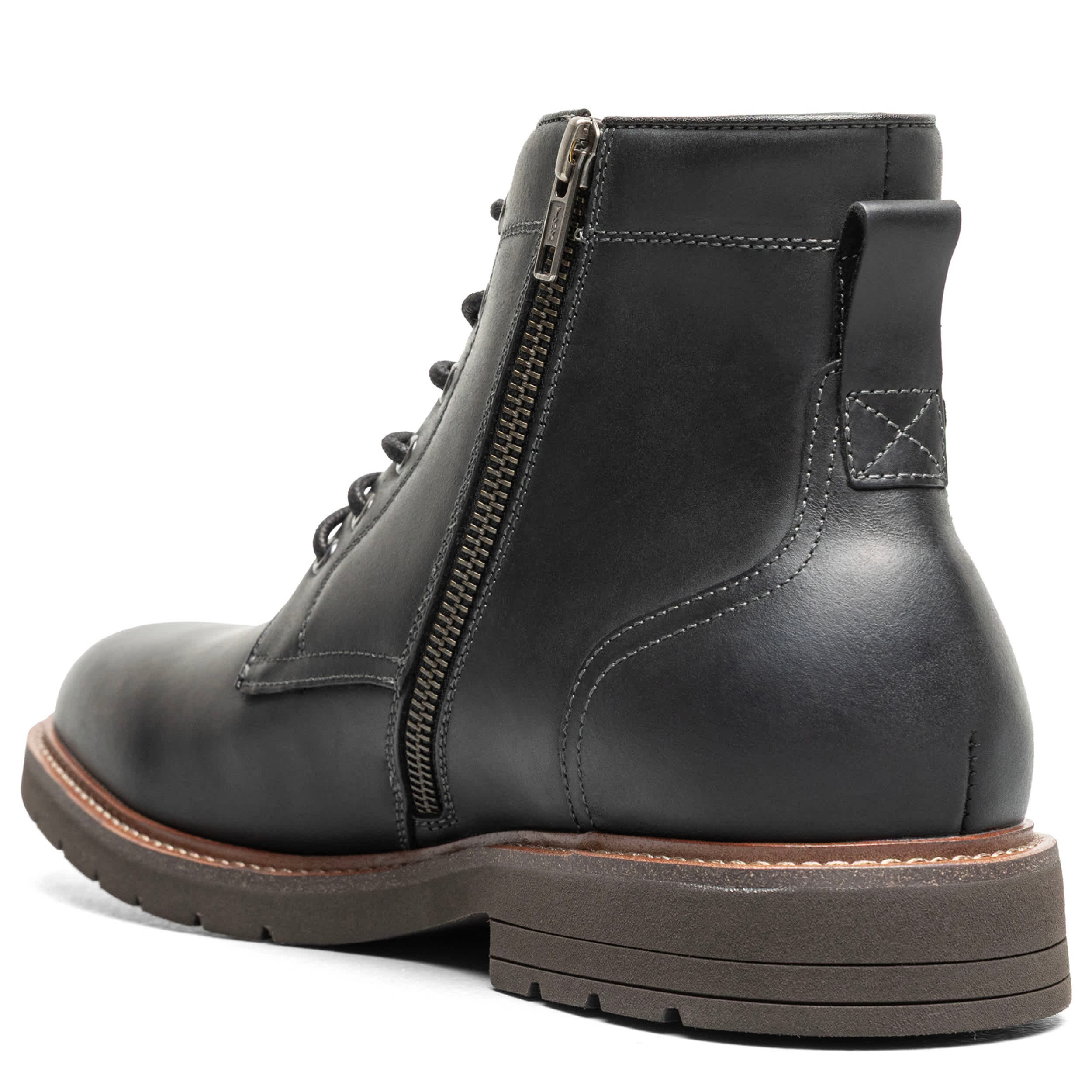 FLORSHEIM-MENS REDFORD LACE-UP BOOT-BLACK & 
