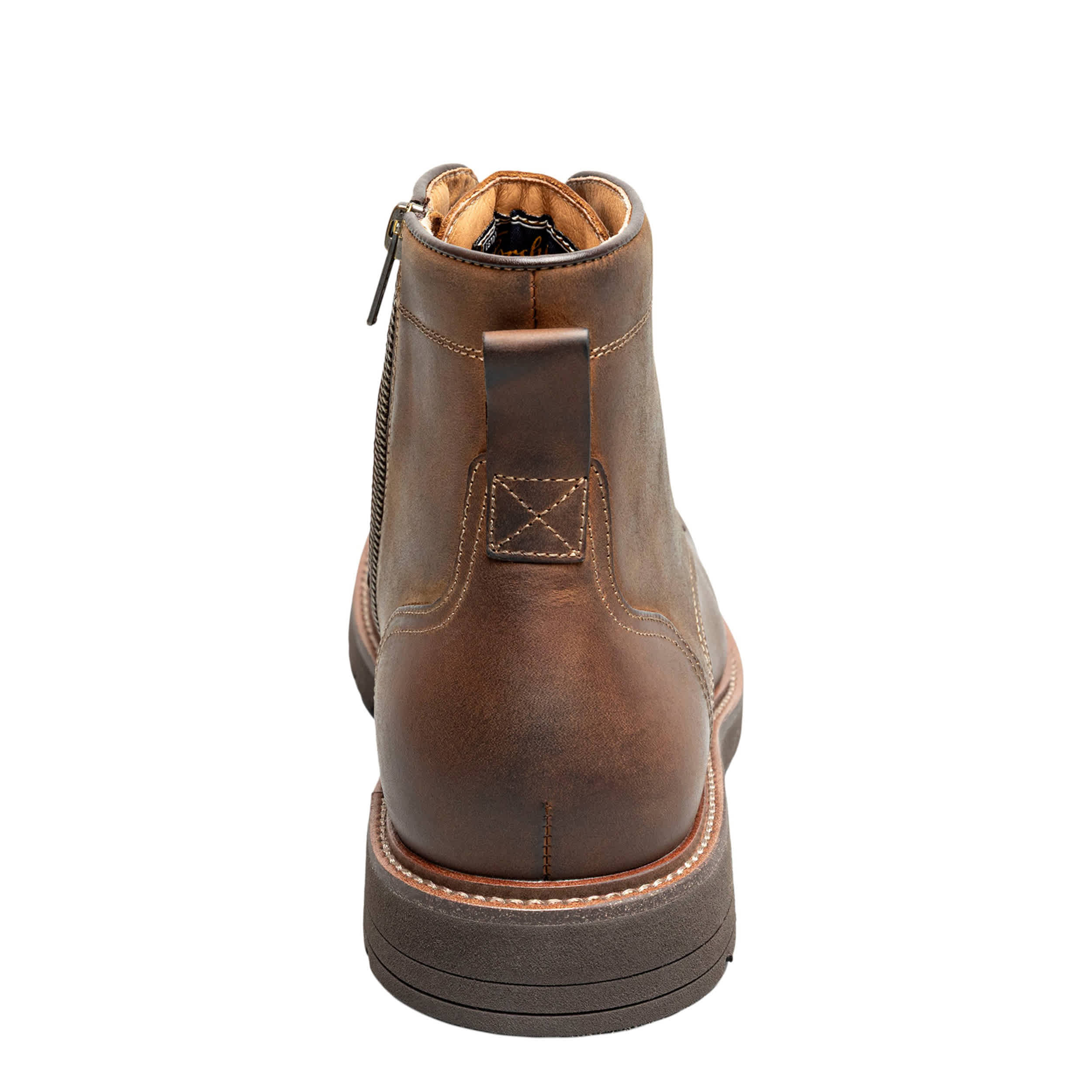 FLORSHEIM-MENS REDFORD LACE-UP BOOT-BROWN & 