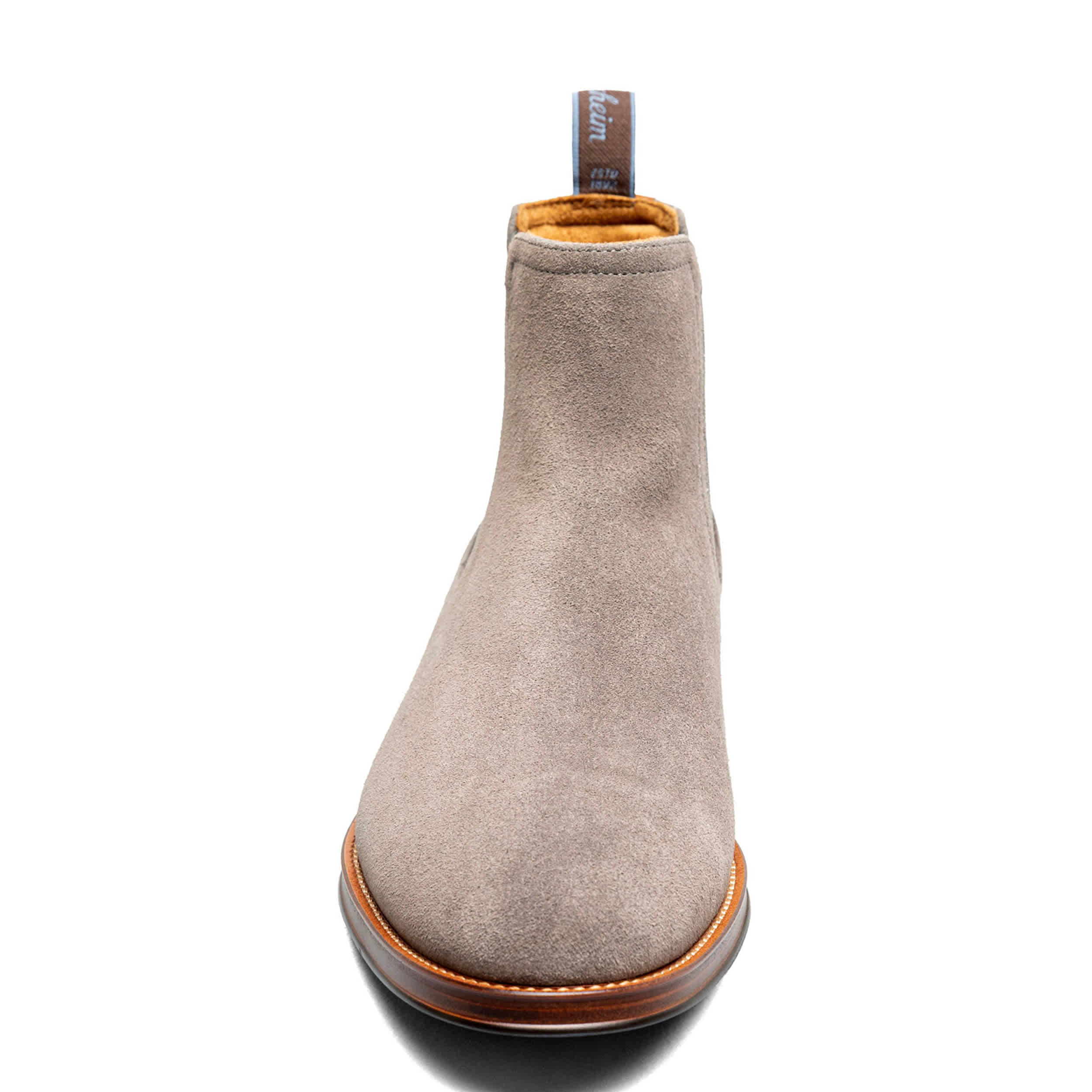 FLORSHEIM-MENS RUCCI LUG CHELSEA BOOT-GREY & 