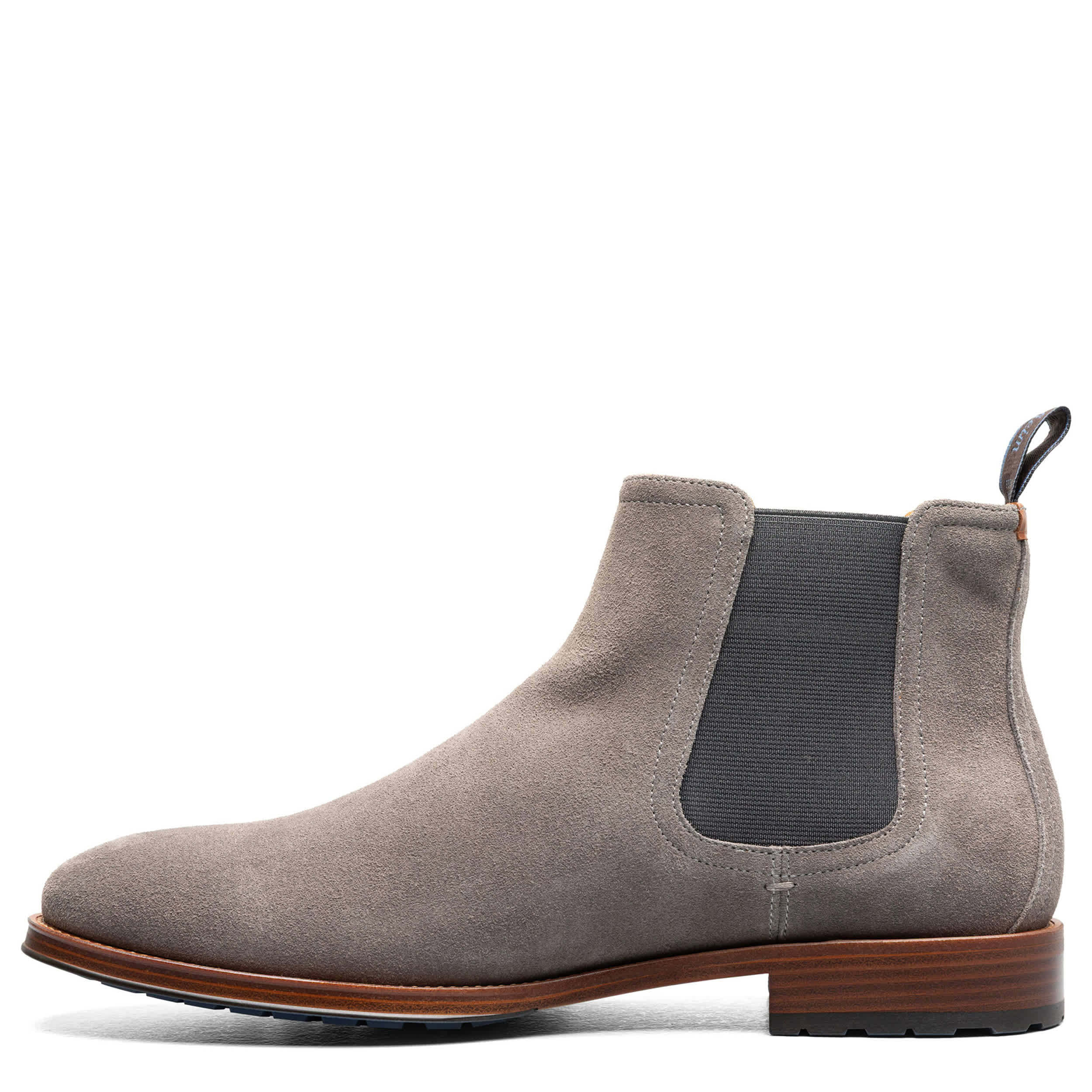 FLORSHEIM-MENS RUCCI LUG CHELSEA BOOT-GREY & 