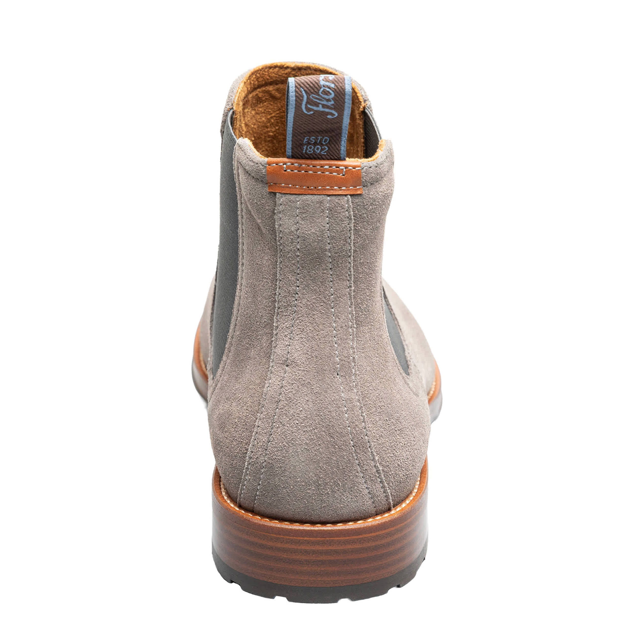 FLORSHEIM-MENS RUCCI LUG CHELSEA BOOT-GREY & 