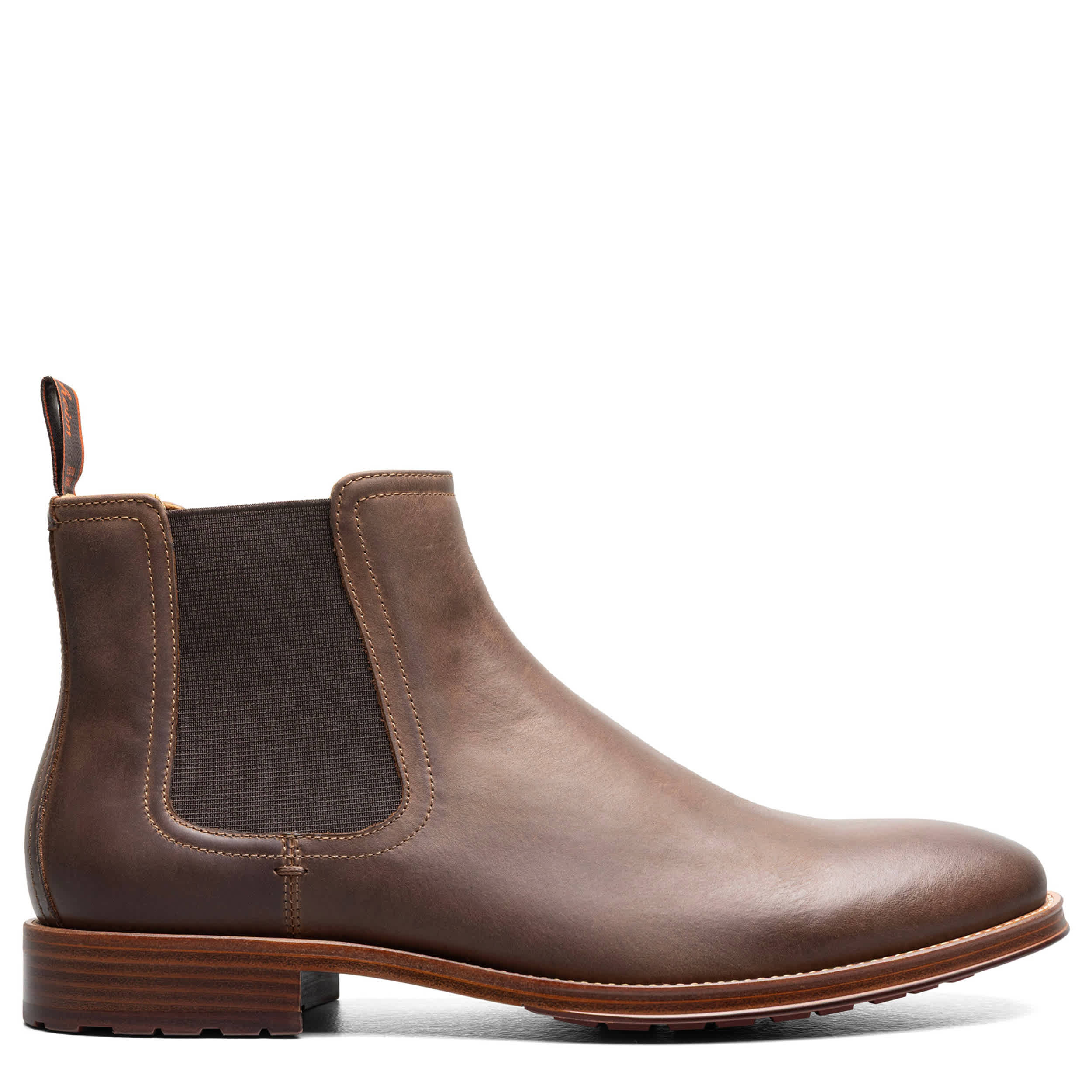 FLORSHEIM-MENS RUCCI LUG CHELSEA BOOT-BROWN & 