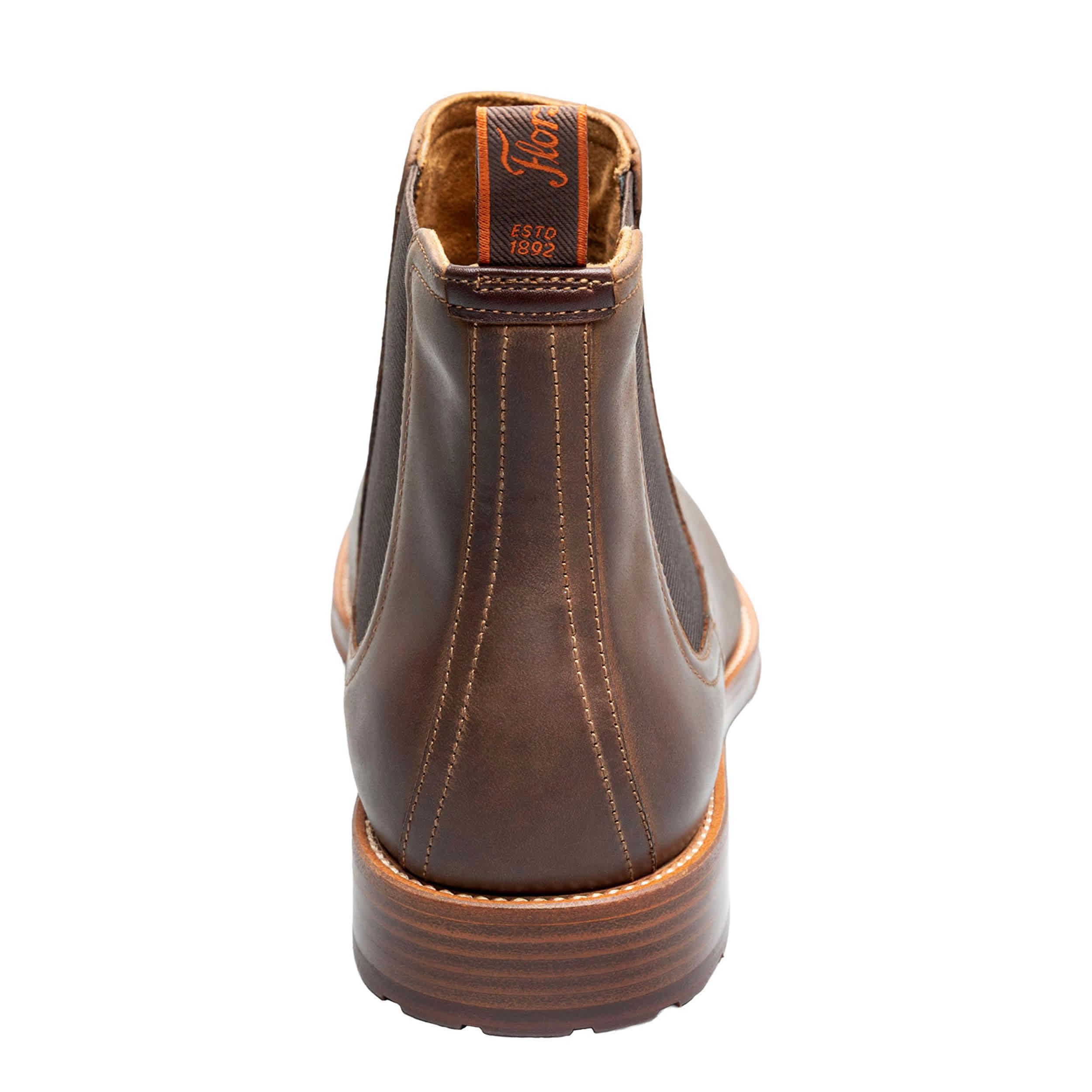 FLORSHEIM-MENS RUCCI LUG CHELSEA BOOT-BROWN & 