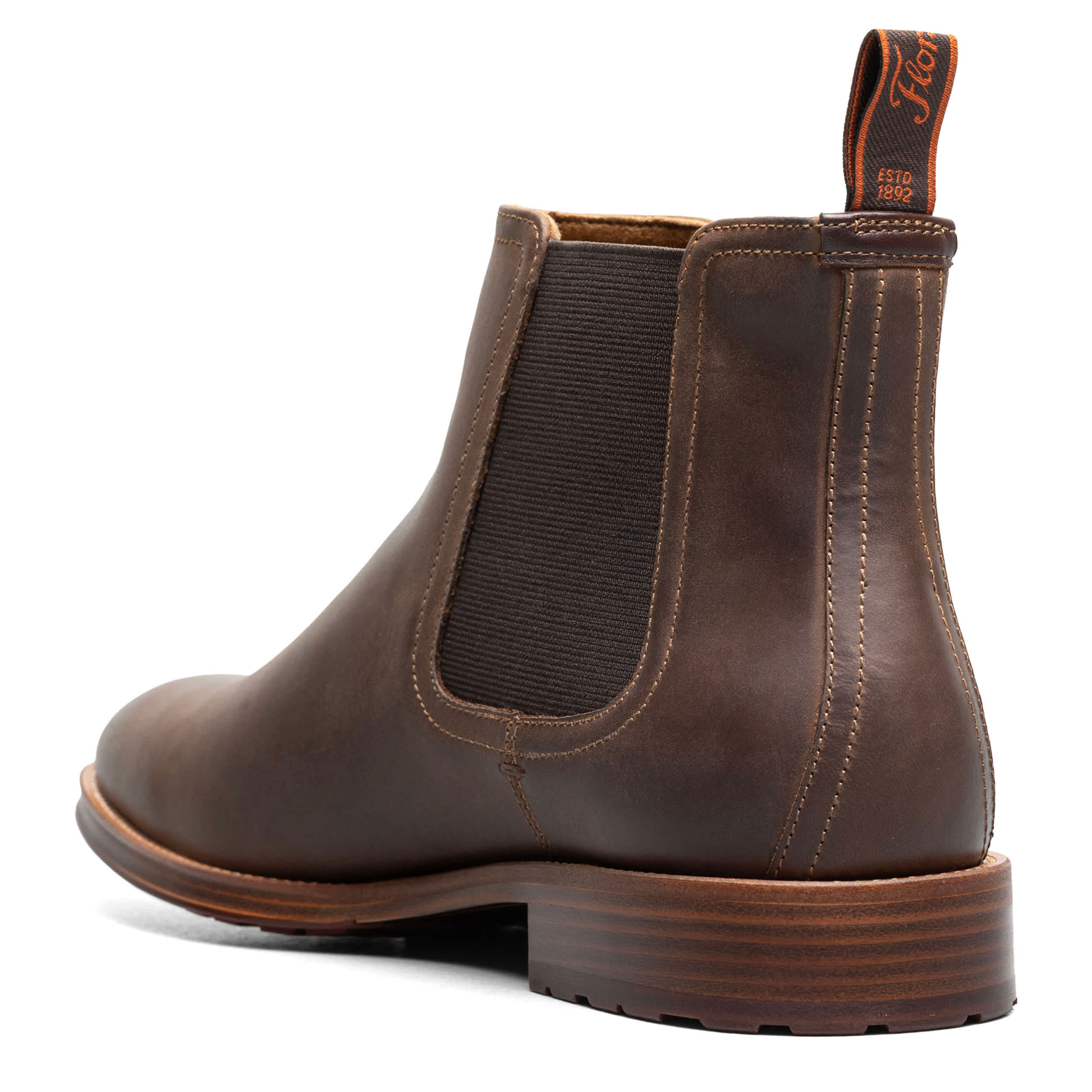 FLORSHEIM-MENS RUCCI LUG CHELSEA BOOT-BROWN & 