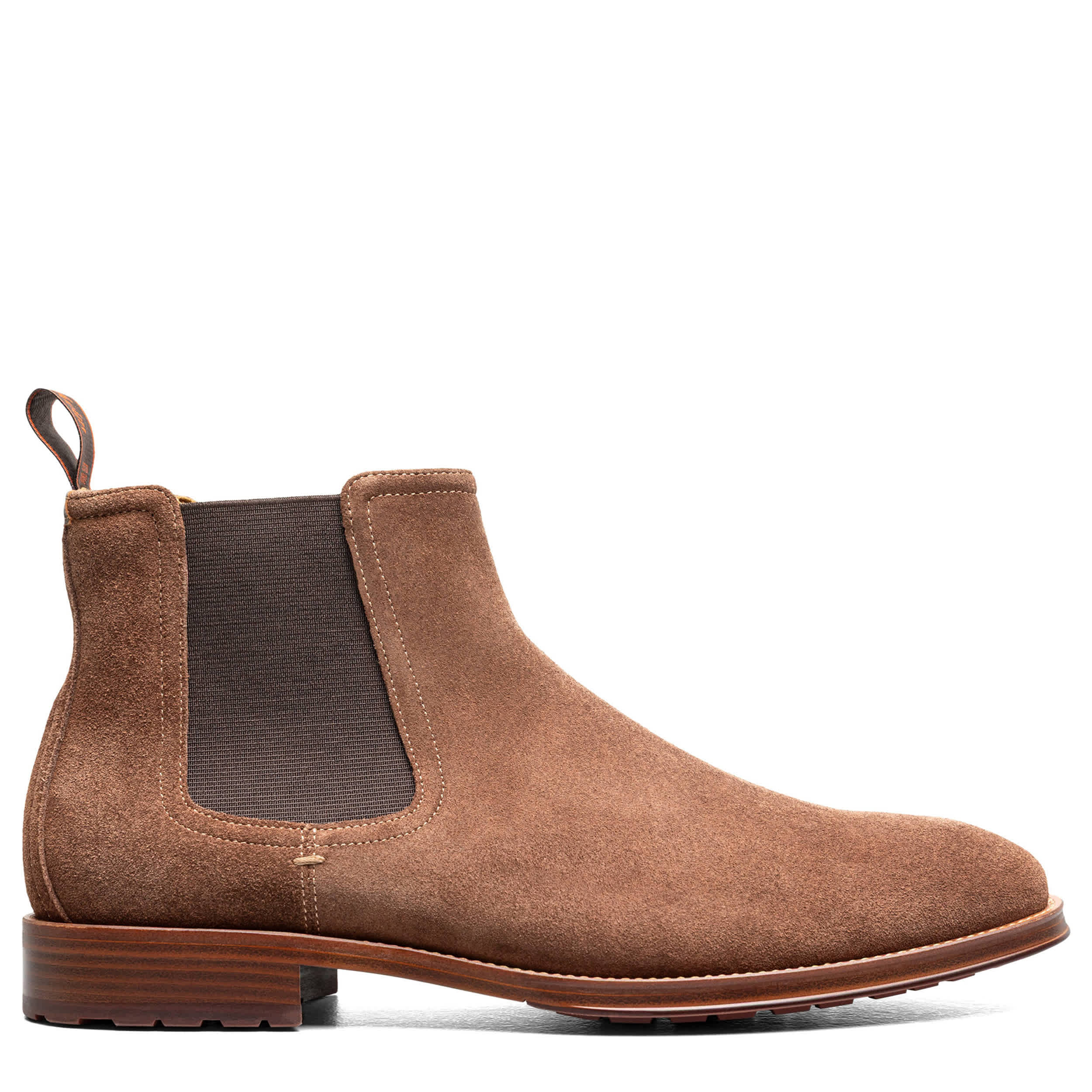 FLORSHEIM-MENS RUCCI LUG CHELSEA BOOT-BROWN & 