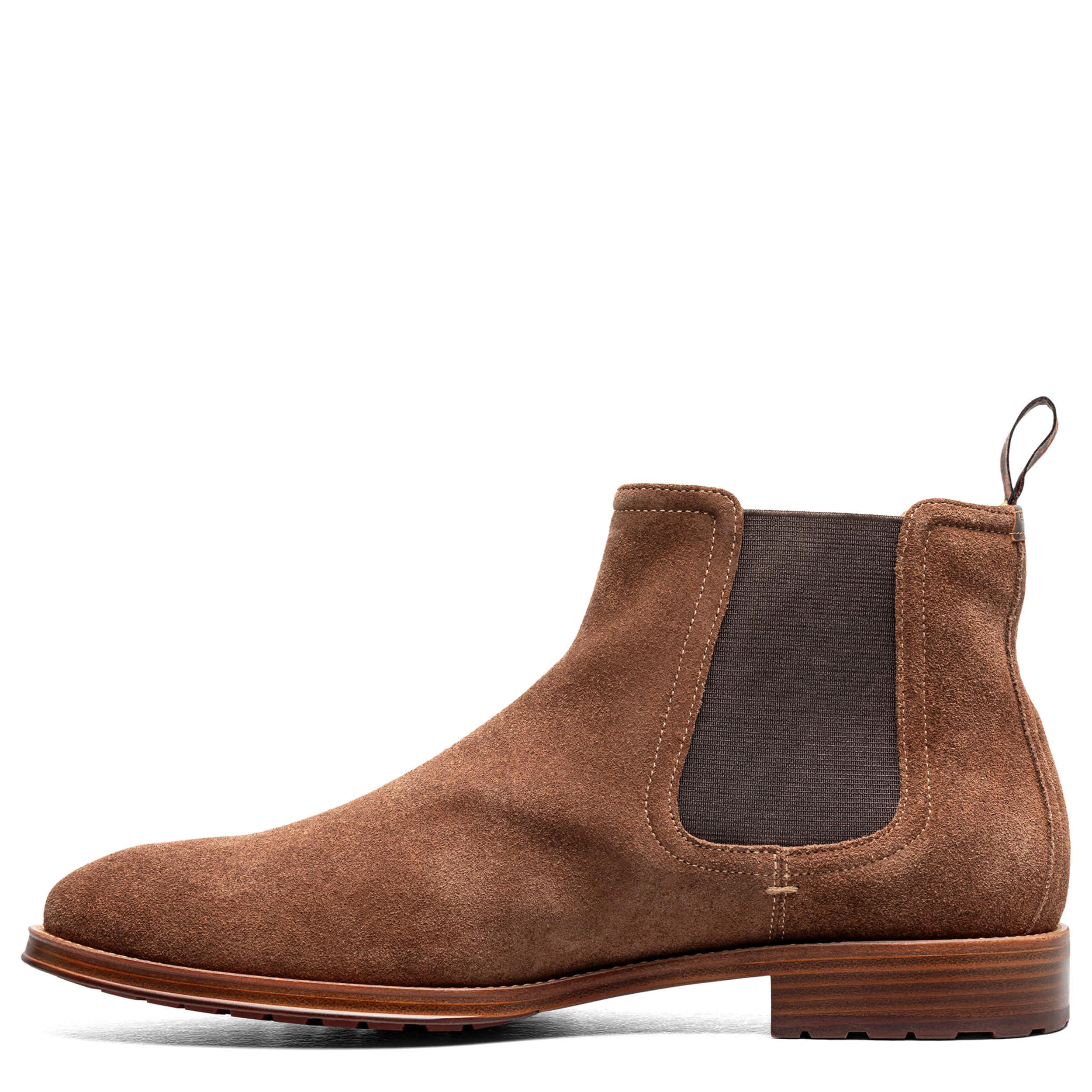 FLORSHEIM-MENS RUCCI LUG CHELSEA BOOT-BROWN & 