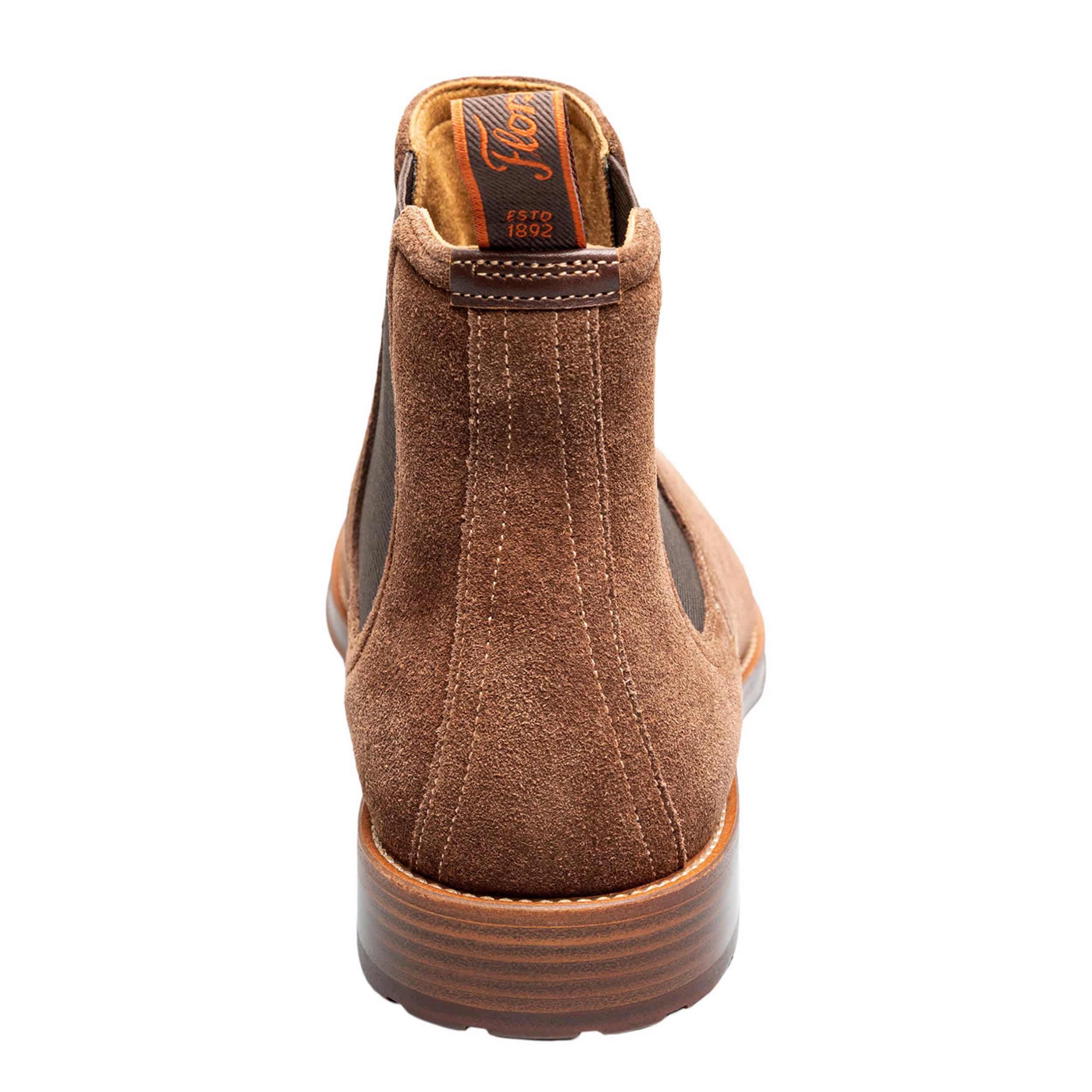 FLORSHEIM-MENS RUCCI LUG CHELSEA BOOT-BROWN & 