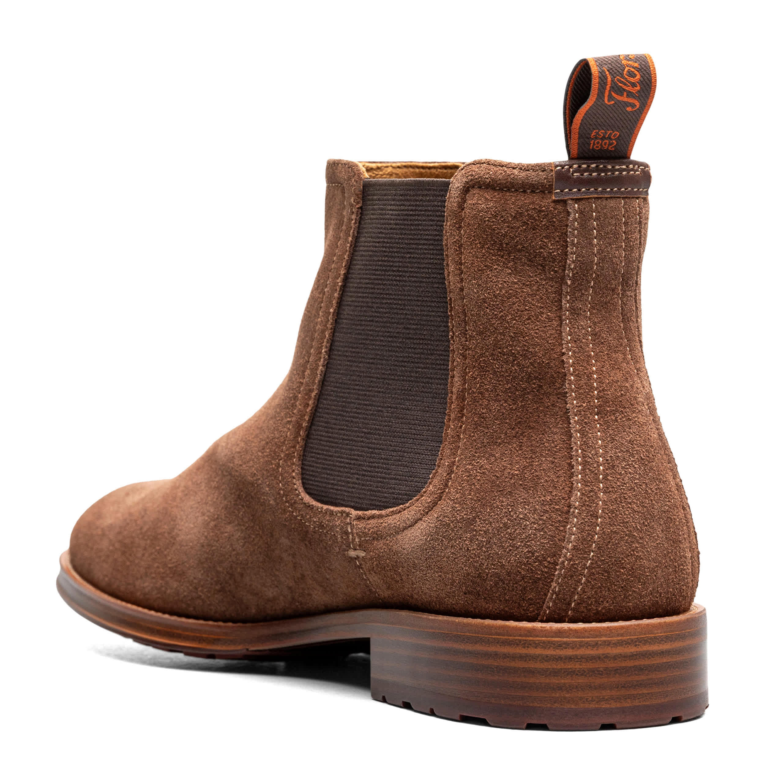 FLORSHEIM-MENS RUCCI LUG CHELSEA BOOT-BROWN & 