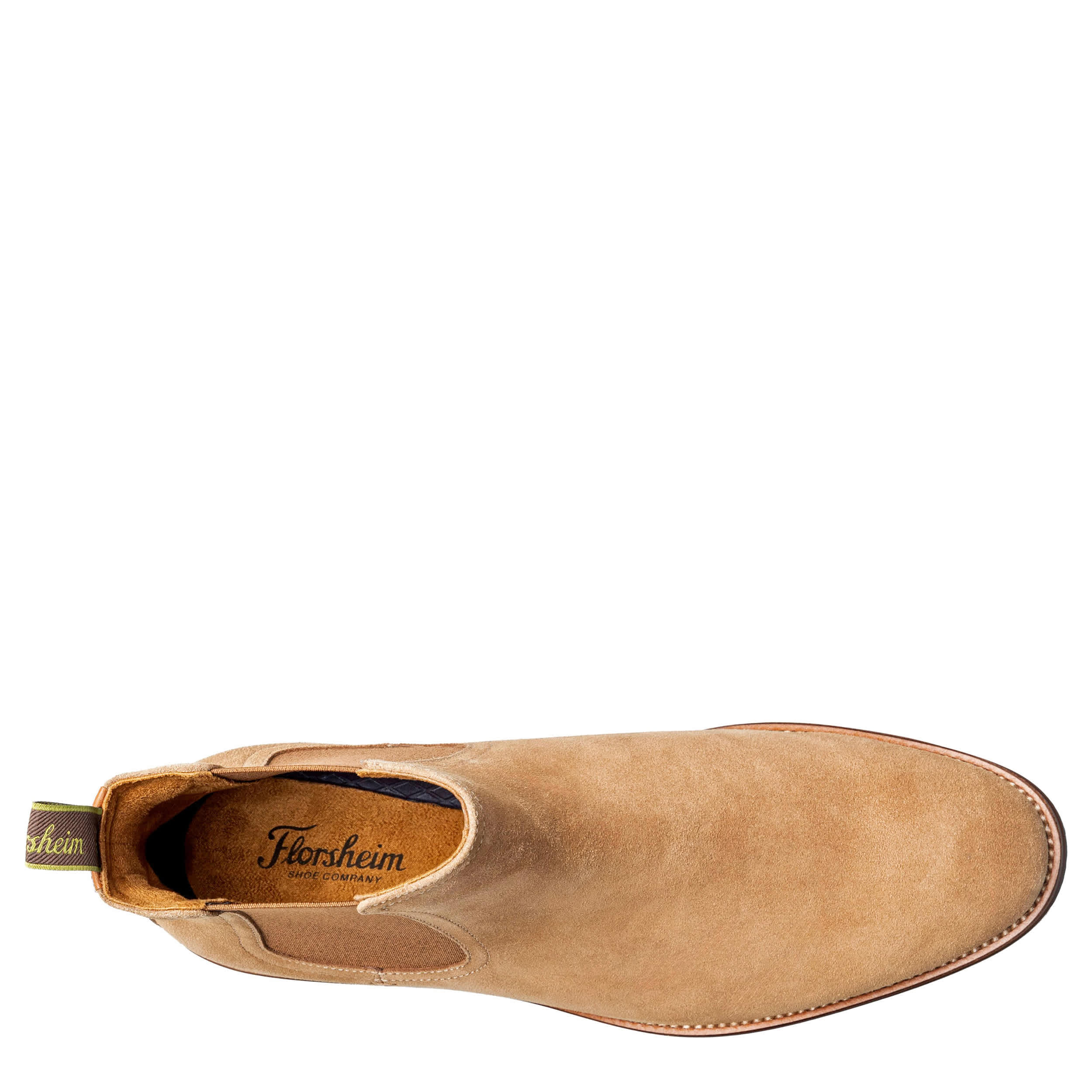 FLORSHEIM-MENS RUCCI LUG CHELSEA BOOT-SAND & 