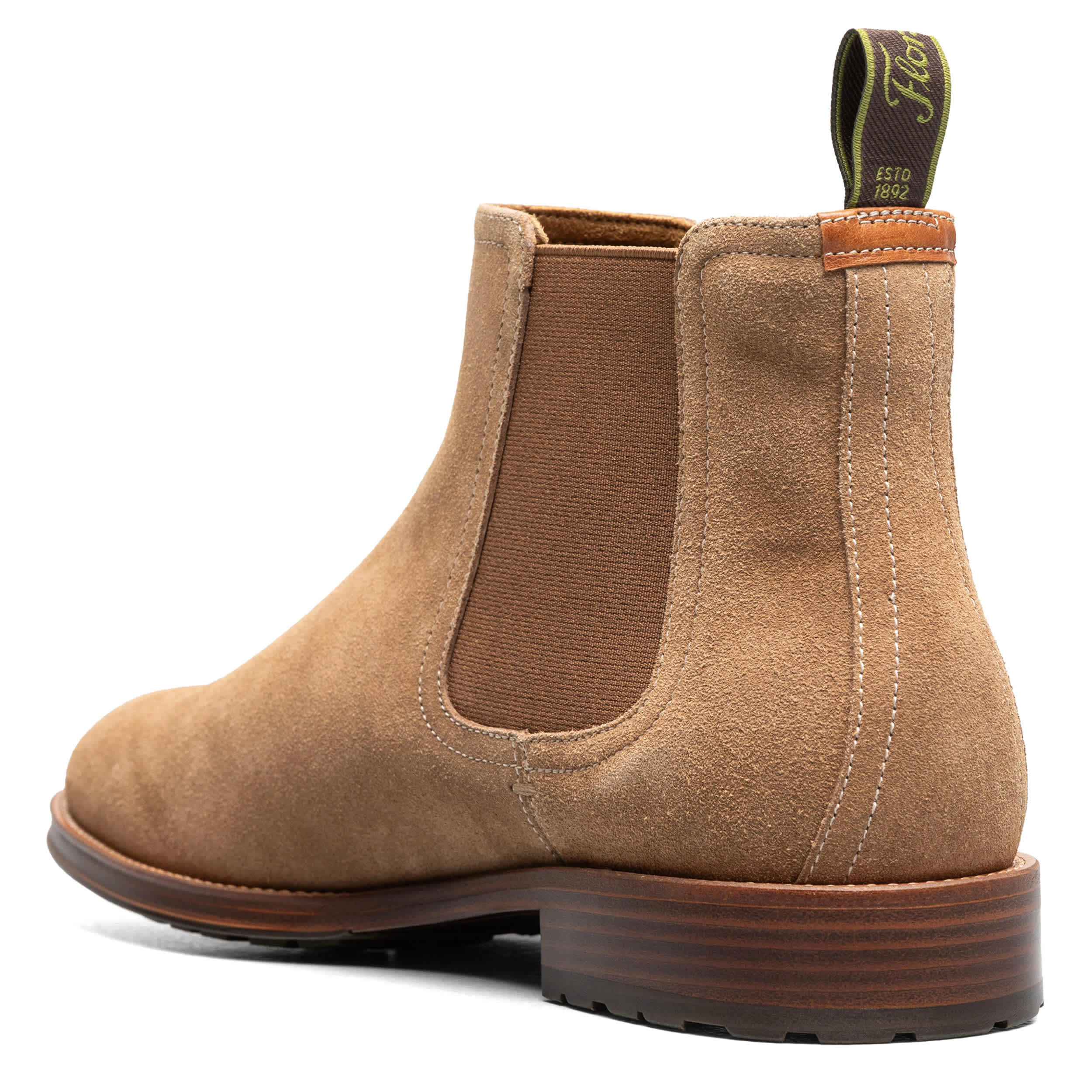 FLORSHEIM-MENS RUCCI LUG CHELSEA BOOT-SAND & 