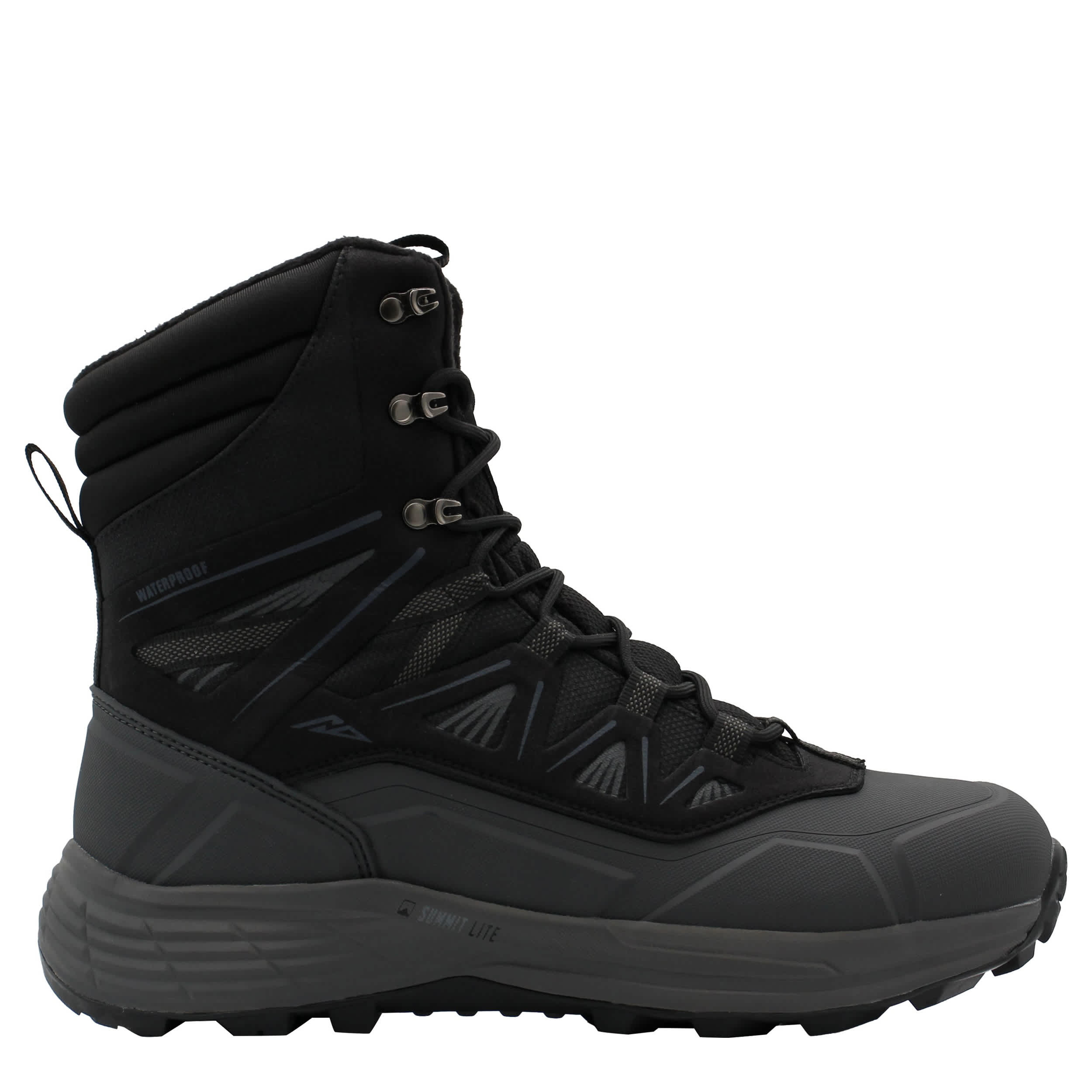 NORTHSIDE-MENS SNOWTREAD WATERPROOF SNOW BOOT-BLACK & 