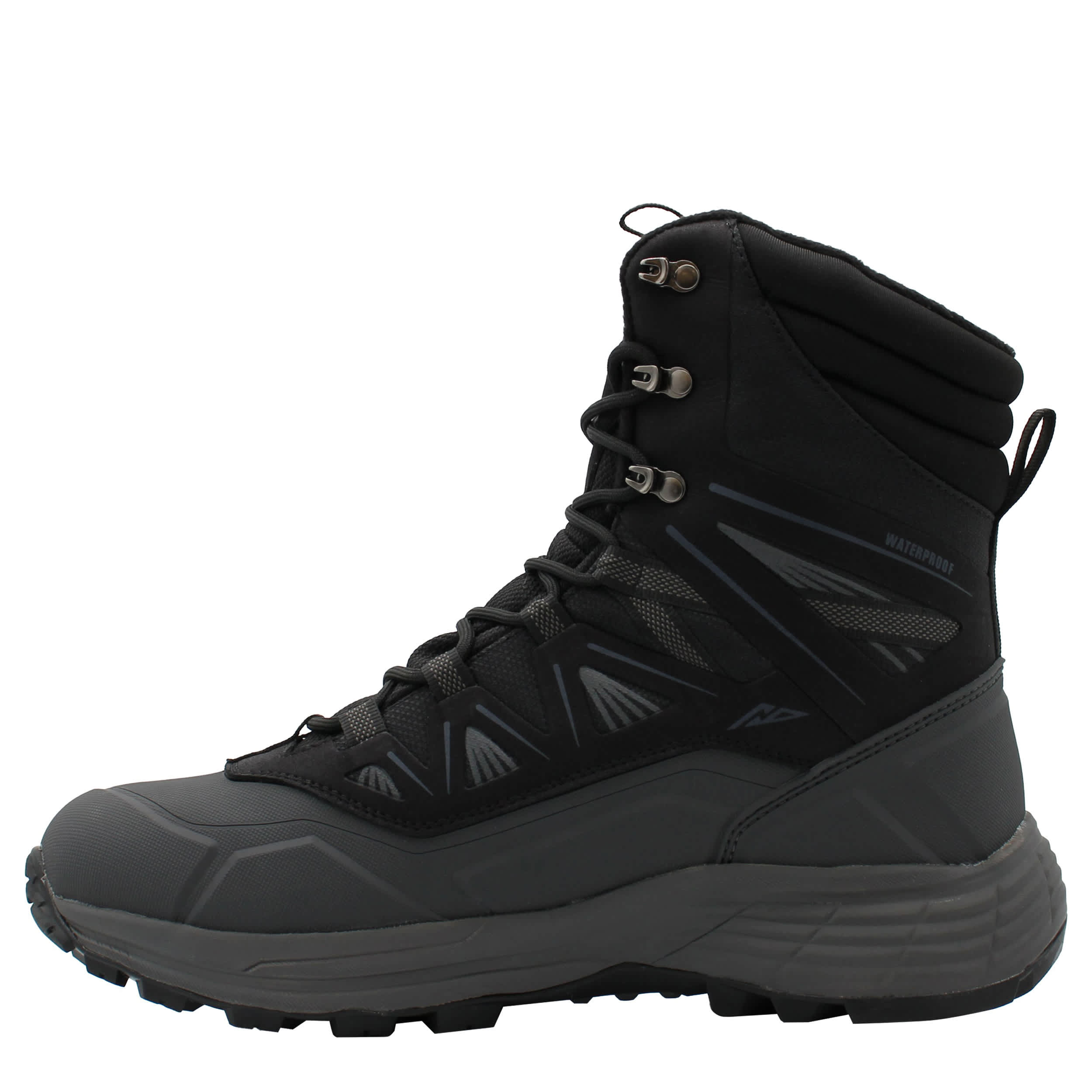 NORTHSIDE-MENS SNOWTREAD WATERPROOF SNOW BOOT-BLACK & 