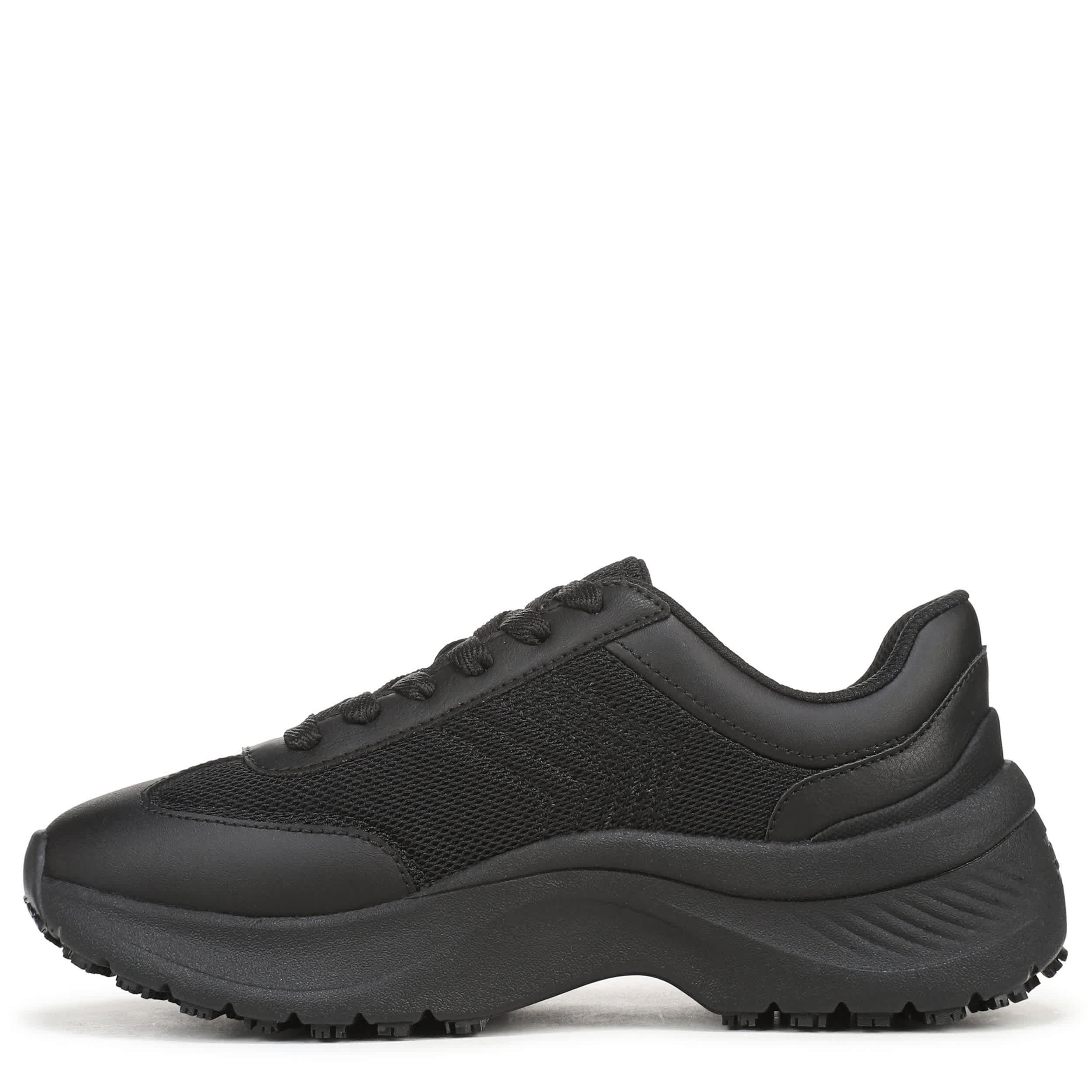 DR. SCHOLLS WORK-WOMENS WALK MODE SLIP RESISTANT-BLACK & 