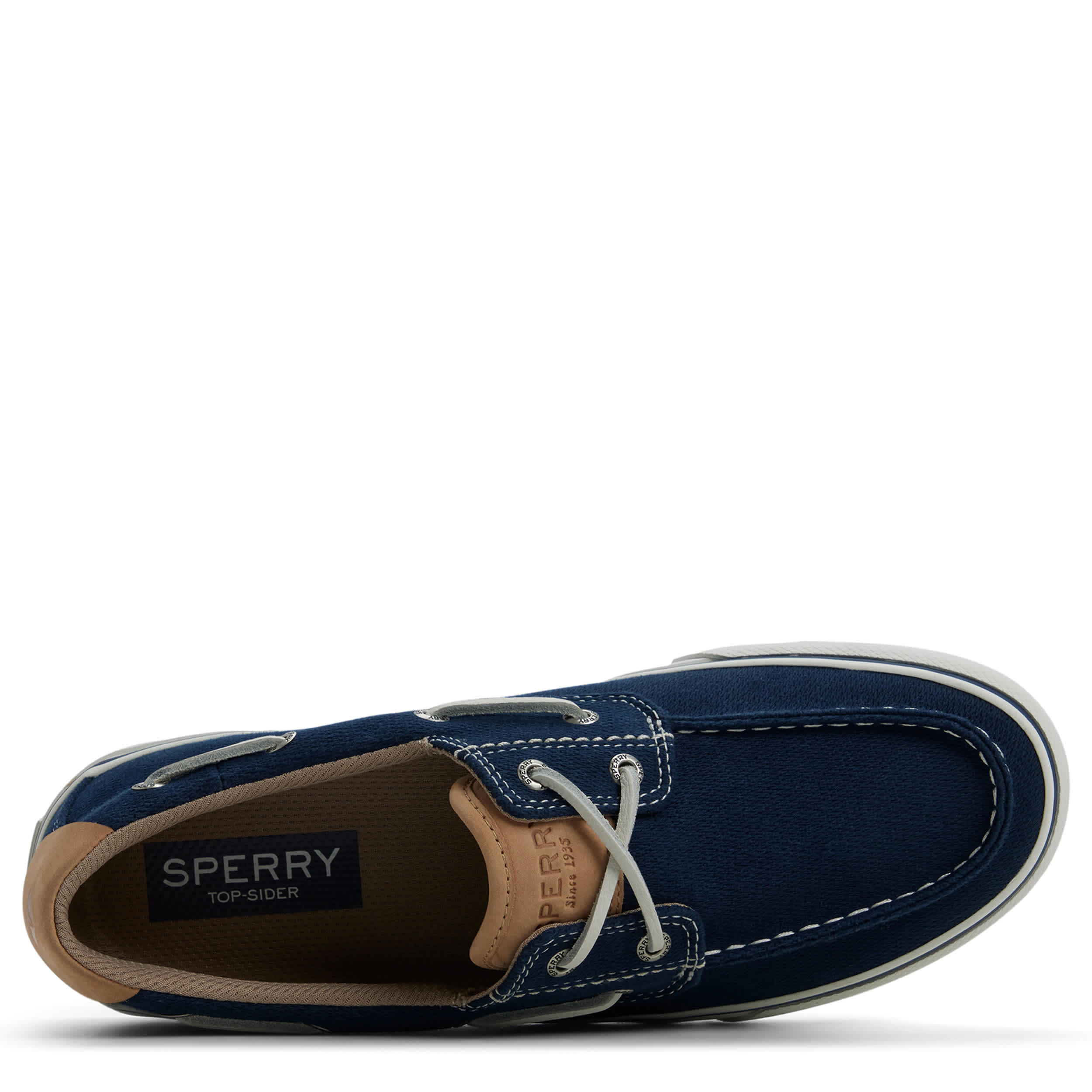 SPERRY-MENS HELM 2-EYE SNEAKER-NAVY & 