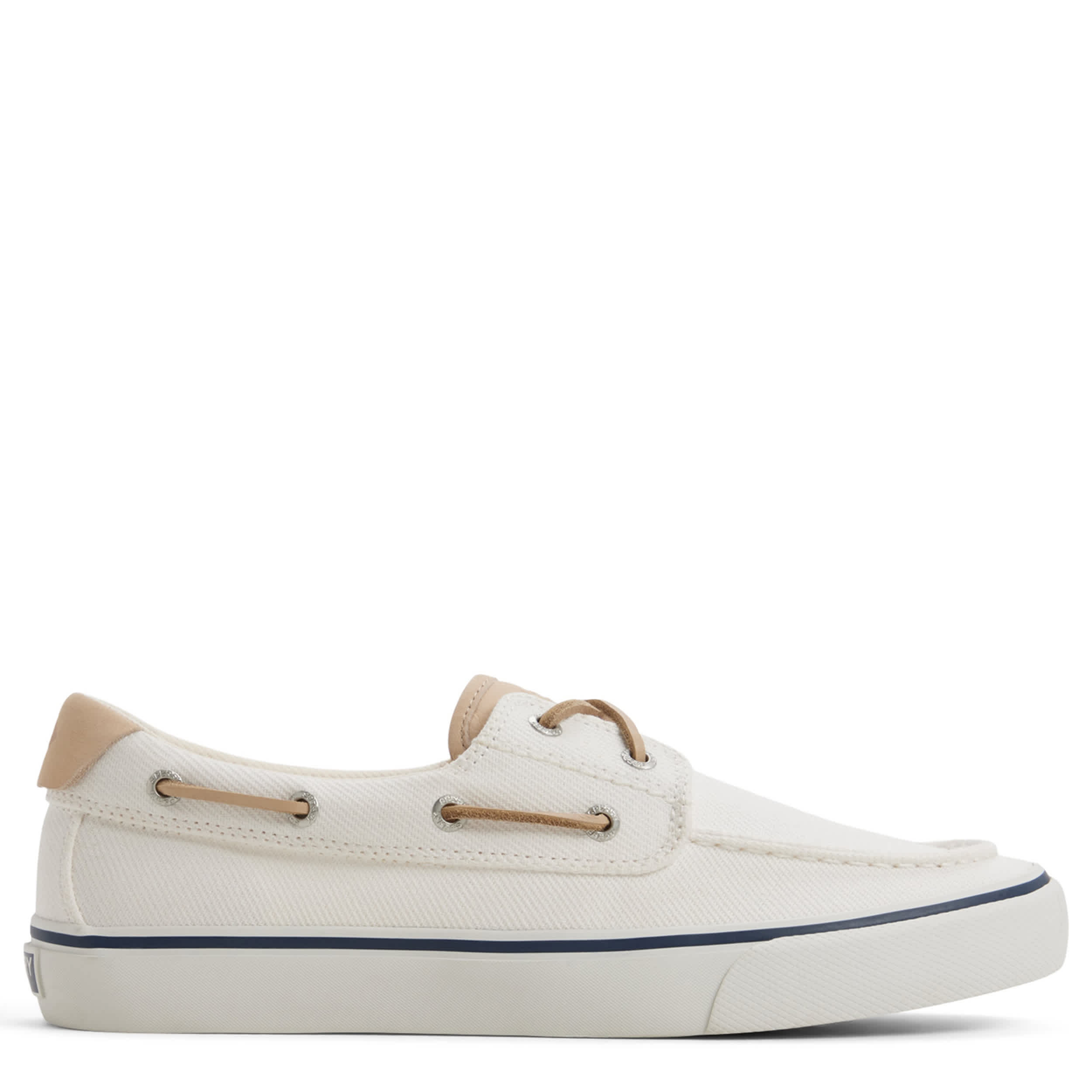 SPERRY-MENS HELM 2-EYE SNEAKER-WHITE & 