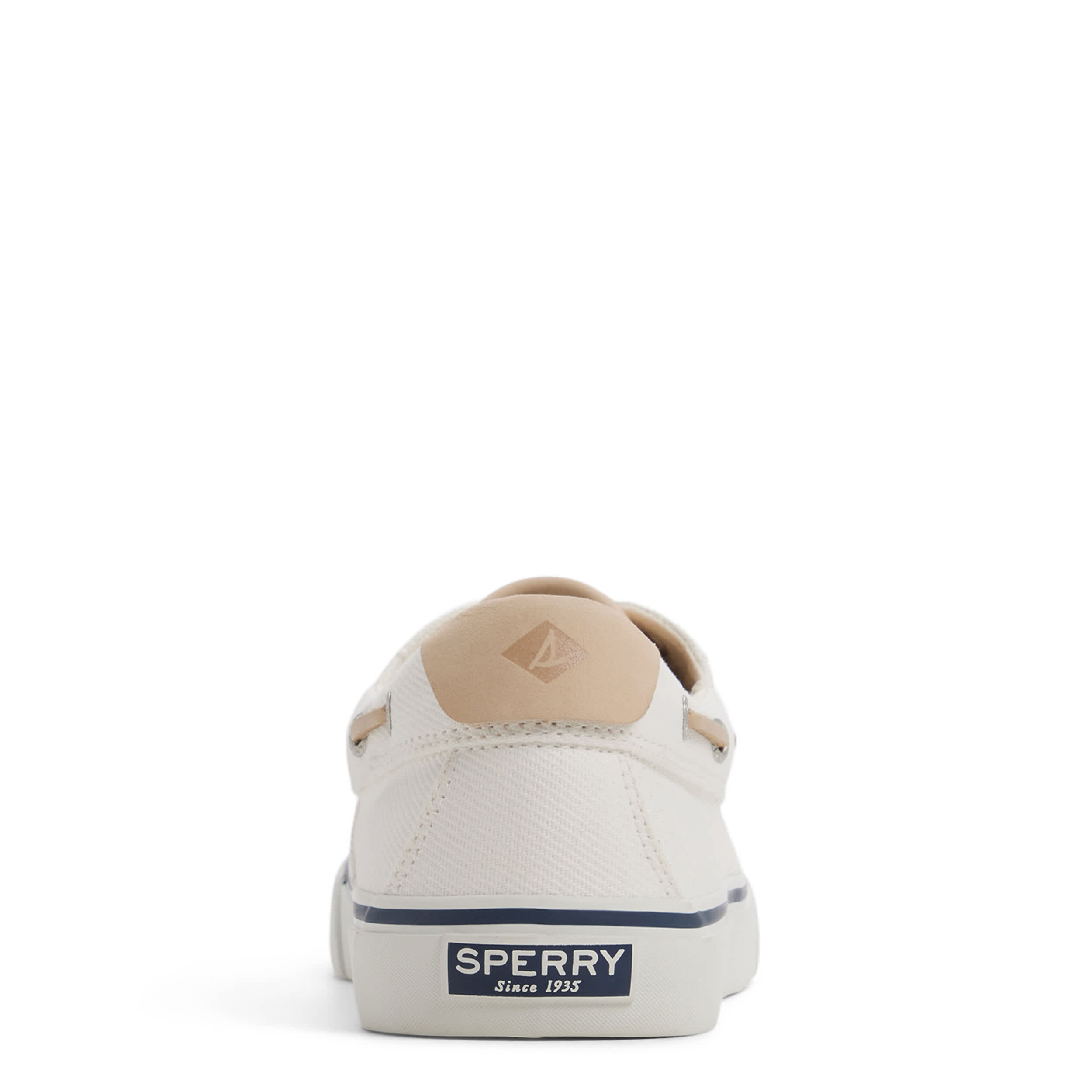 SPERRY-MENS HELM 2-EYE SNEAKER-WHITE & 