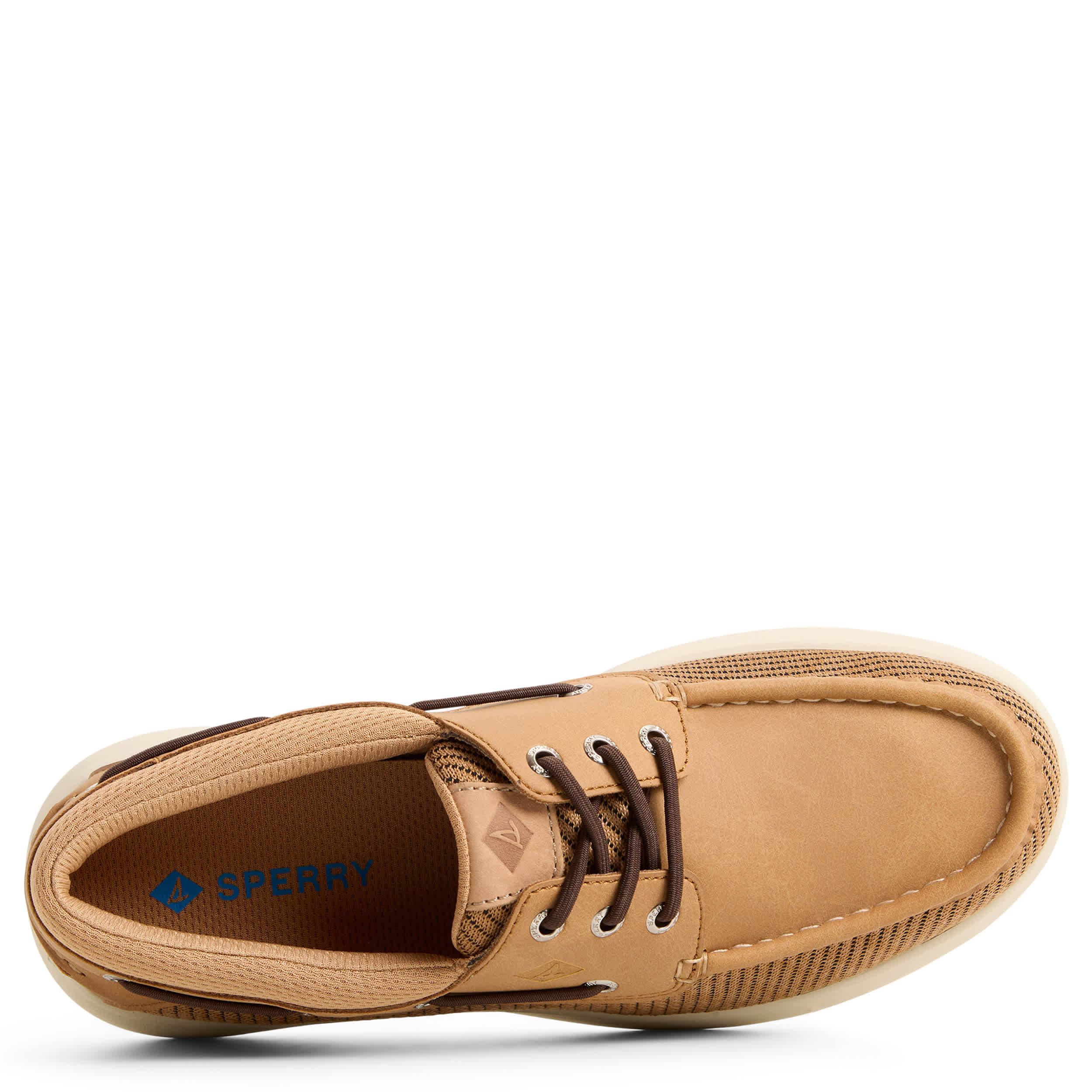 SPERRY-MENS HARPOON 2-EYE BOAT SHOE-TAN & 