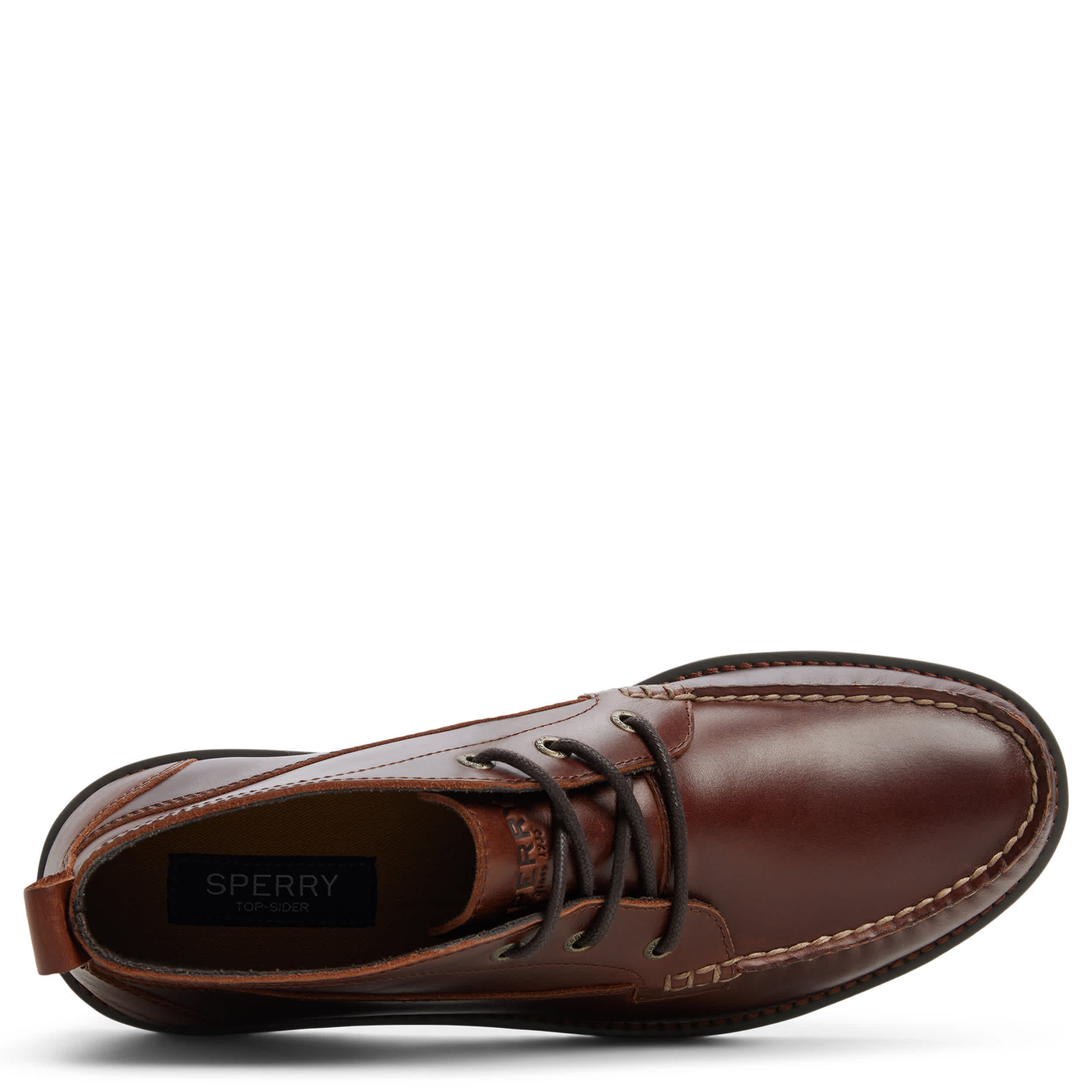 SPERRY-MENS MINI LUG CHUKKA BOOT-DARK BROWN & 