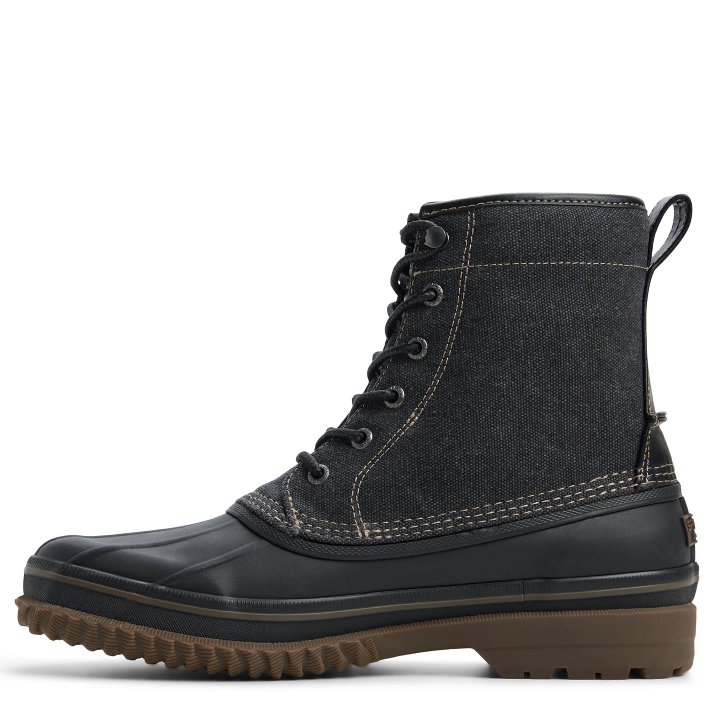 SPERRY-MENS DRAKE DUCK BOOT-BLACK & 