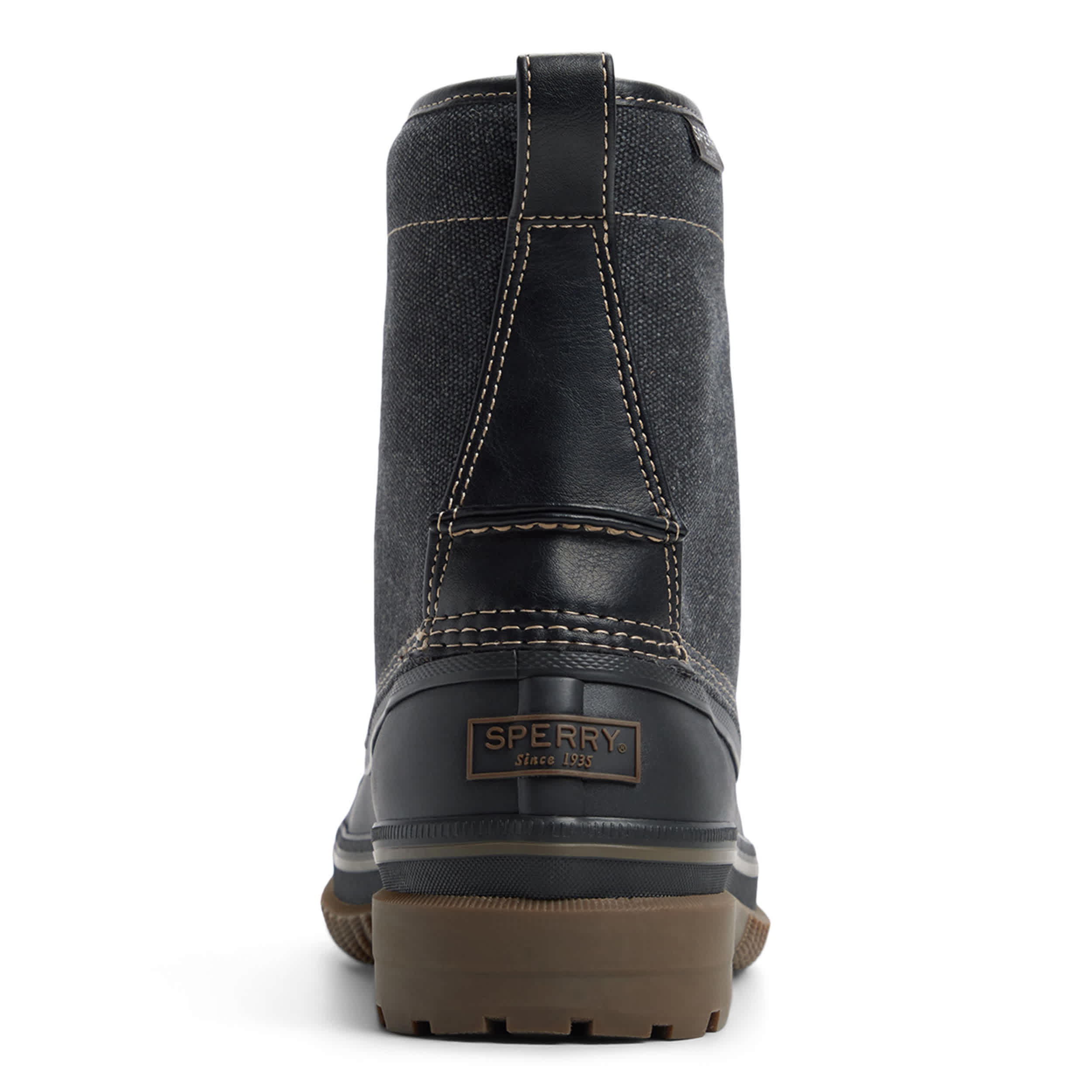 SPERRY-MENS DRAKE DUCK BOOT-BLACK & 