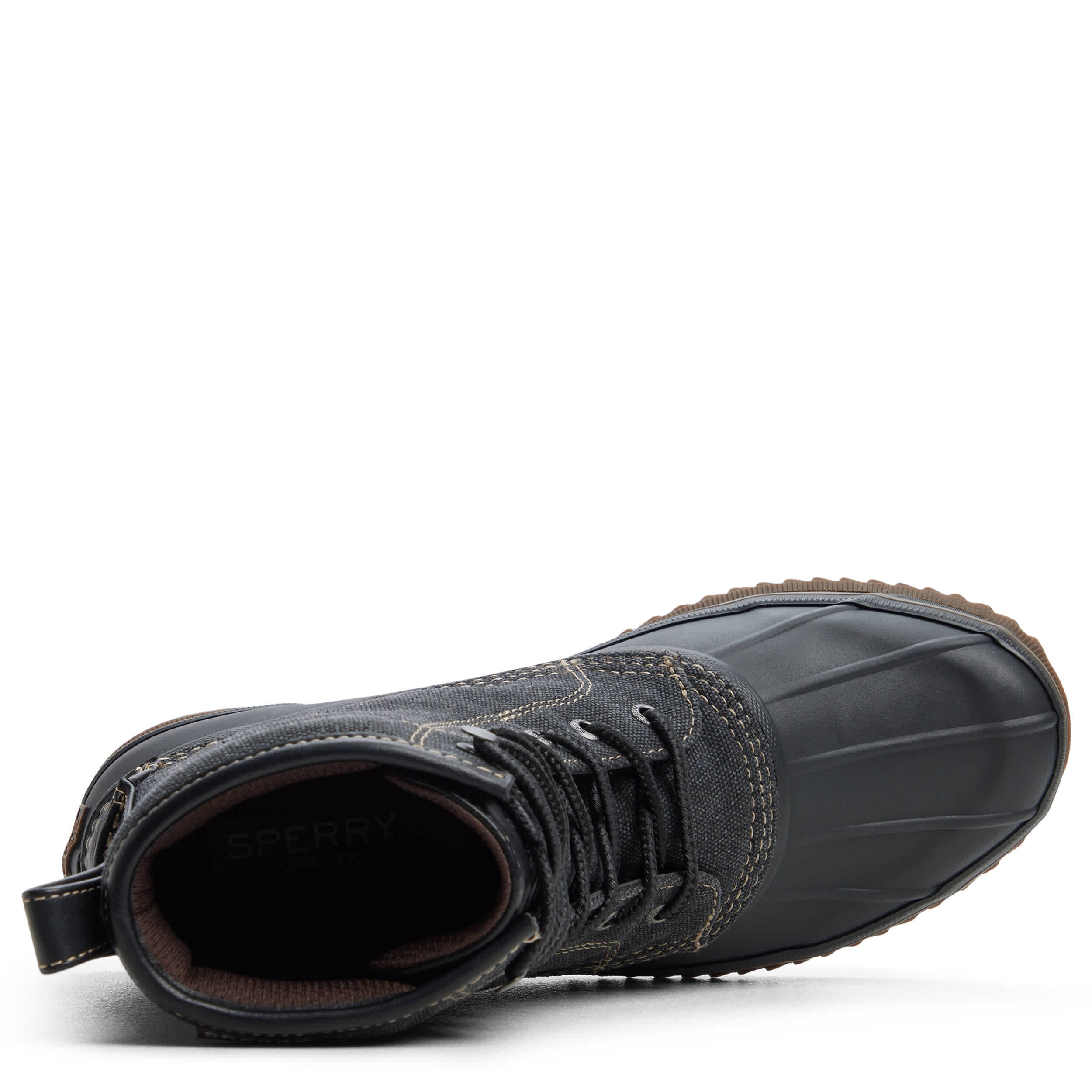 SPERRY-MENS DRAKE DUCK BOOT-BLACK & 