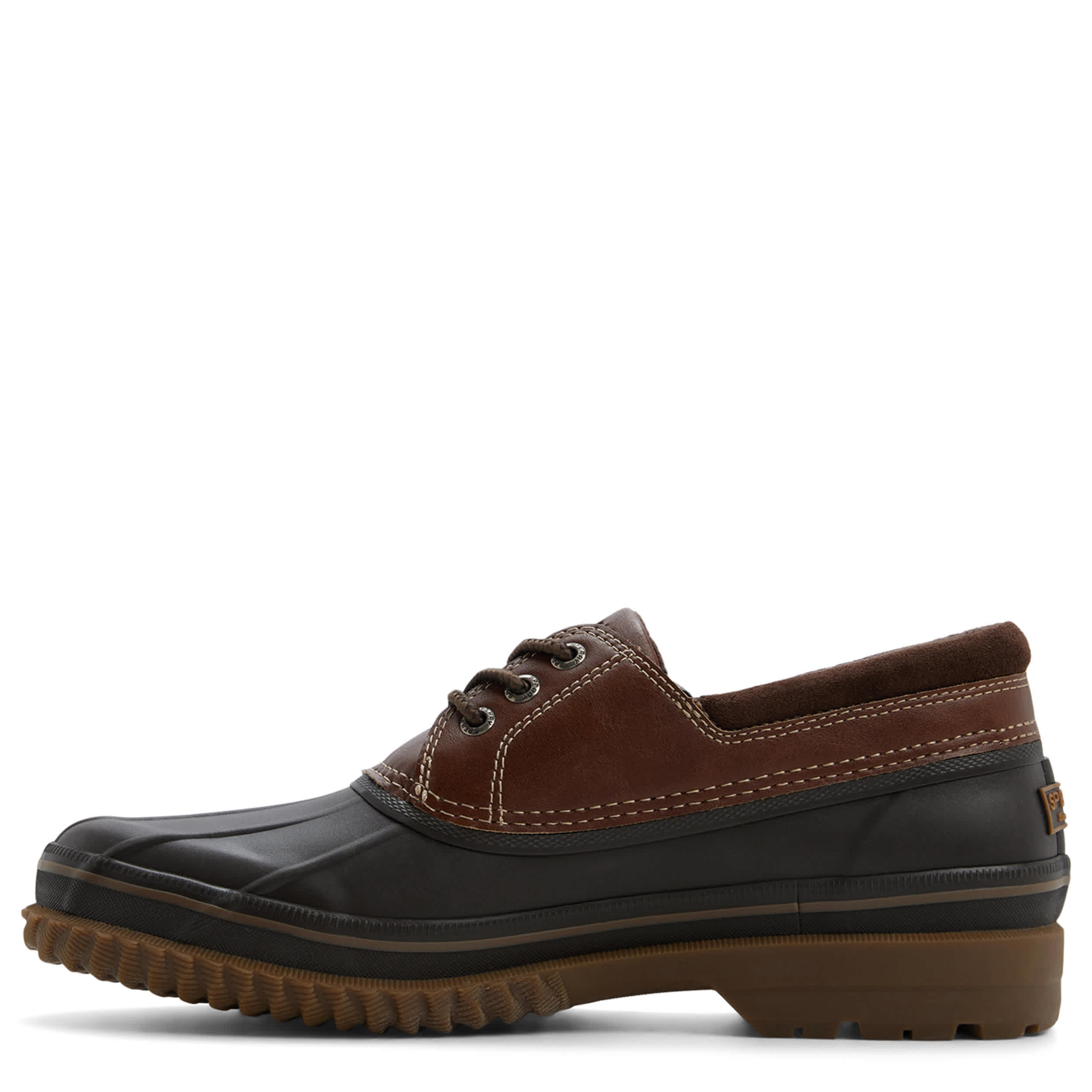 SPERRY-MENS DRAKE 3-EYE DUCK BOOT-BROWN & 
