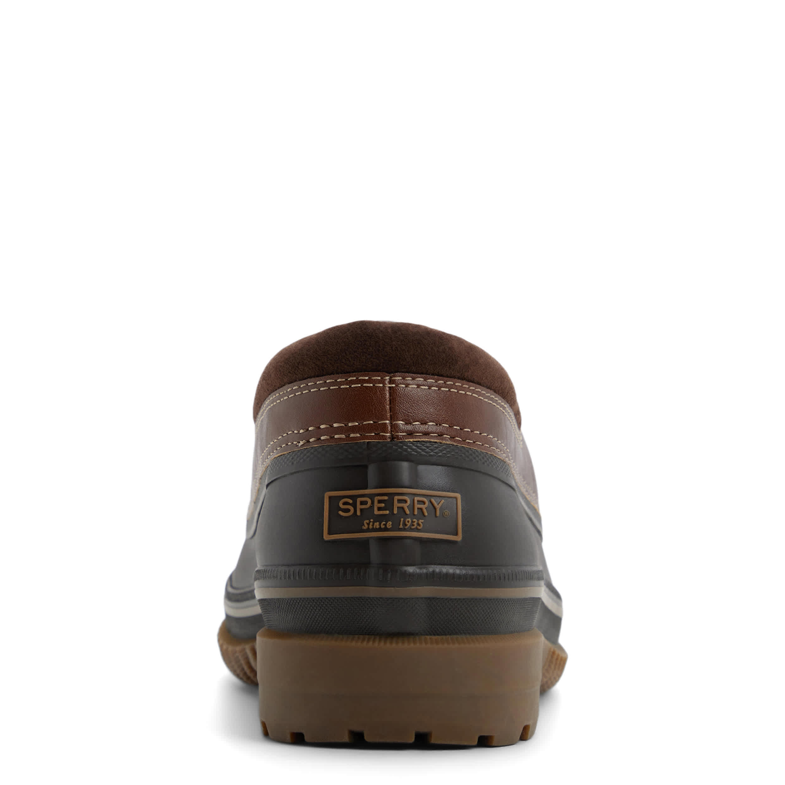 SPERRY-MENS DRAKE 3-EYE DUCK BOOT-BROWN & 