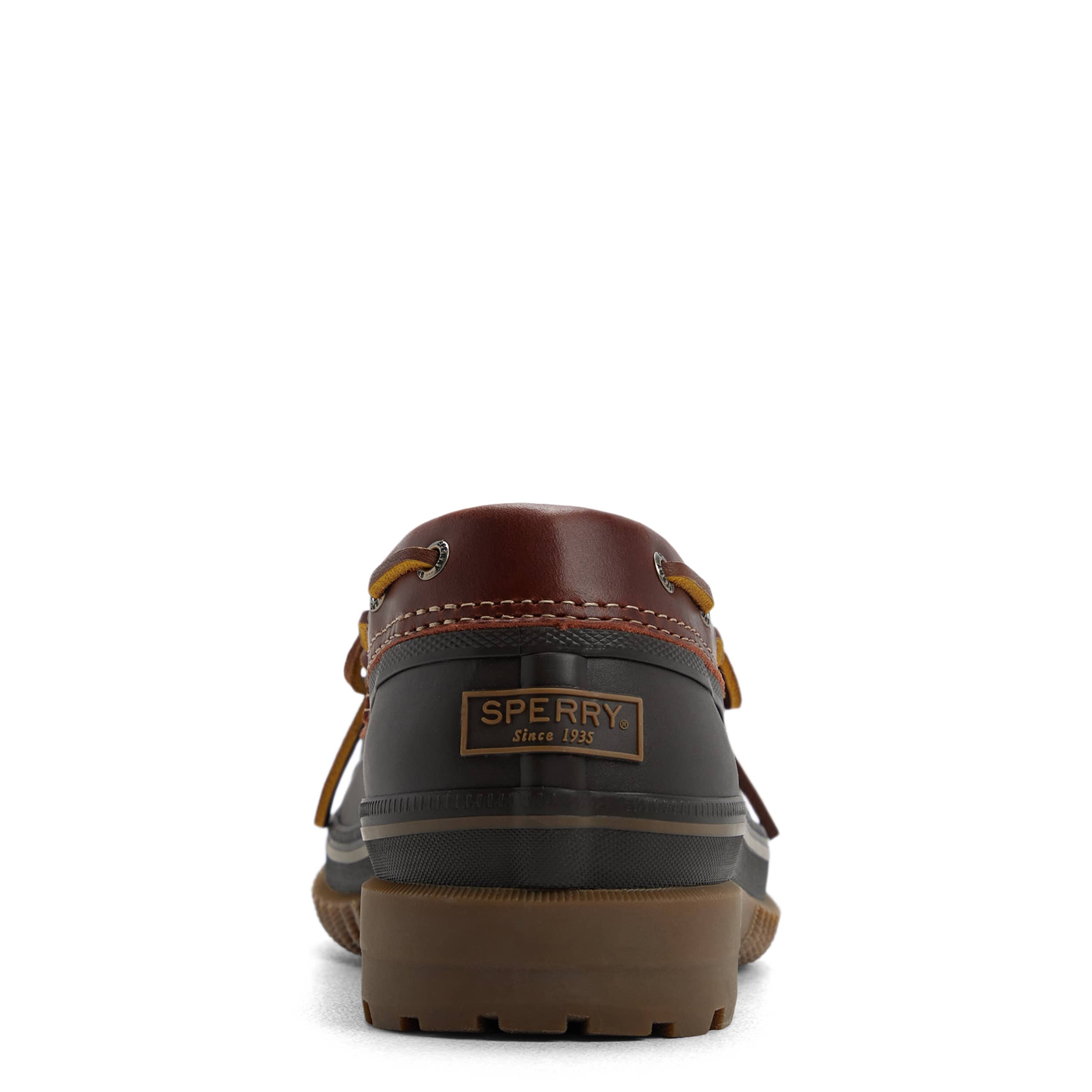 SPERRY-MENS DRAKE 1-EYE DUCK BOOT-DARK RED & 