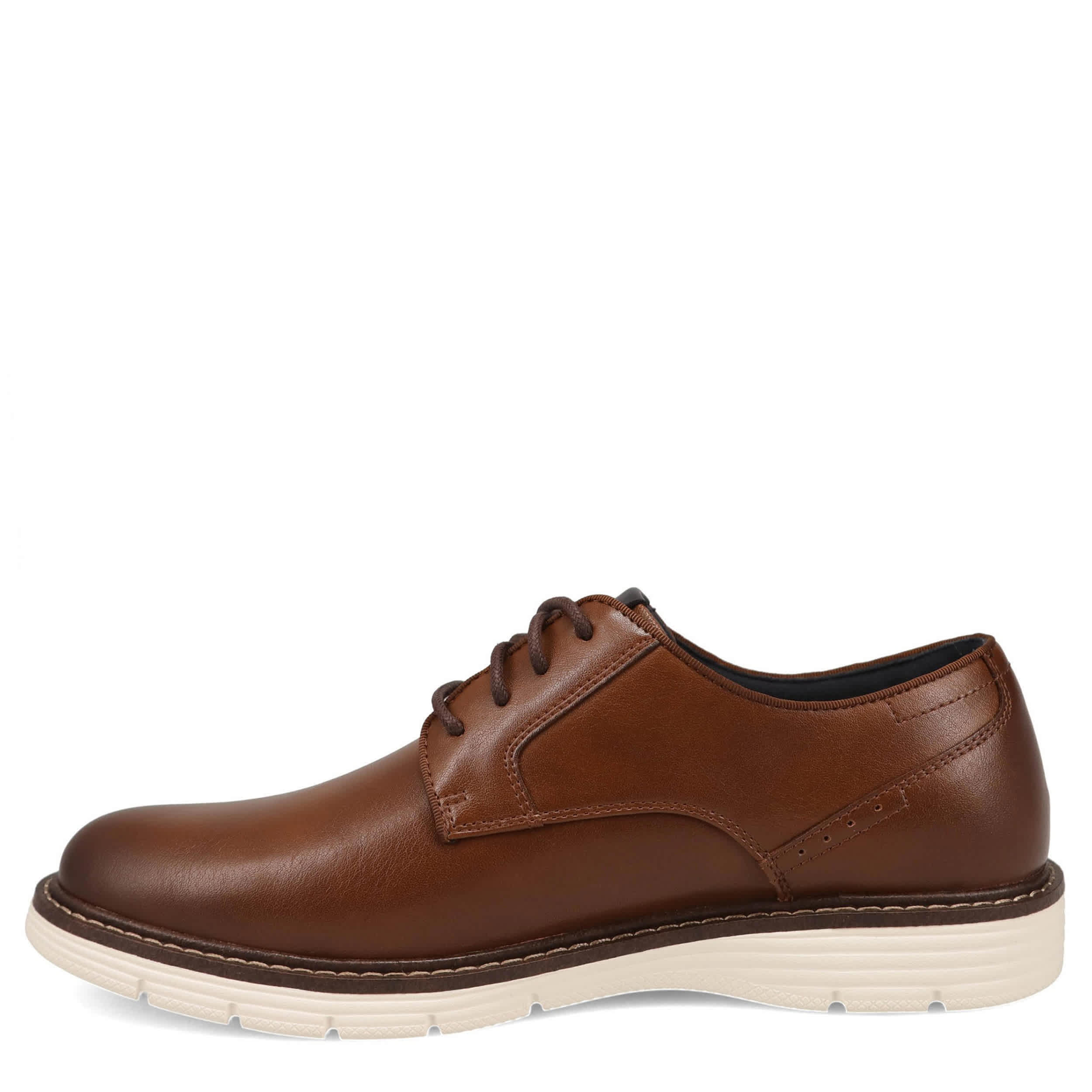 DOCKERS-MENS EMIL CASUAL OXFORD-COGNAC & 