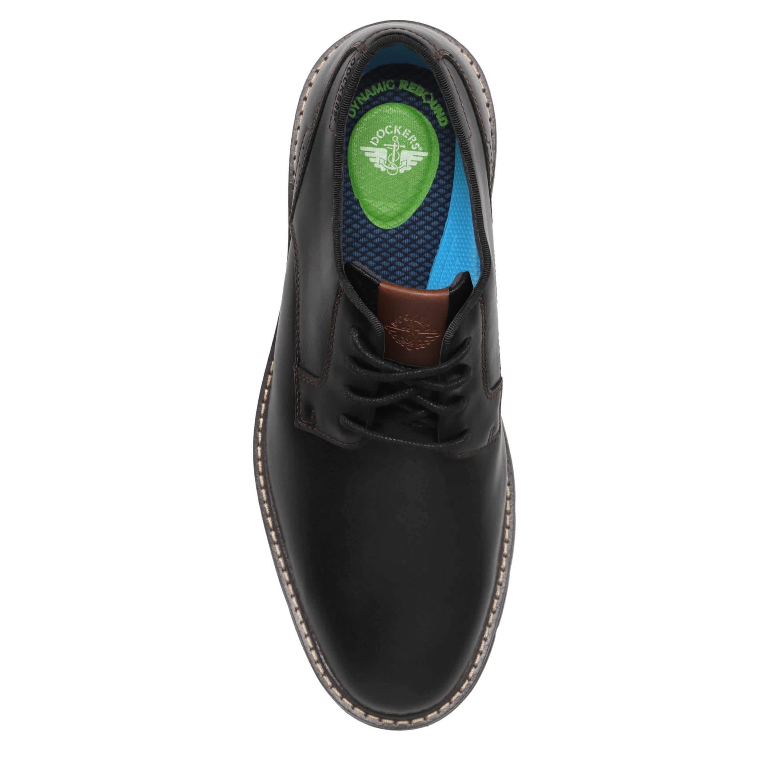 DOCKERS-MENS EMIL CASUAL OXFORD-BLACK & 