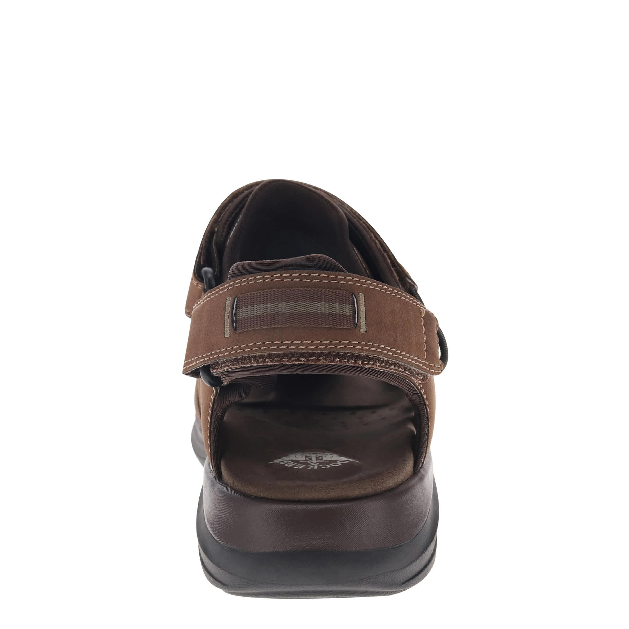 DOCKERS-MENS BYRD OUTDOOR SANDAL-DARK TAN & 