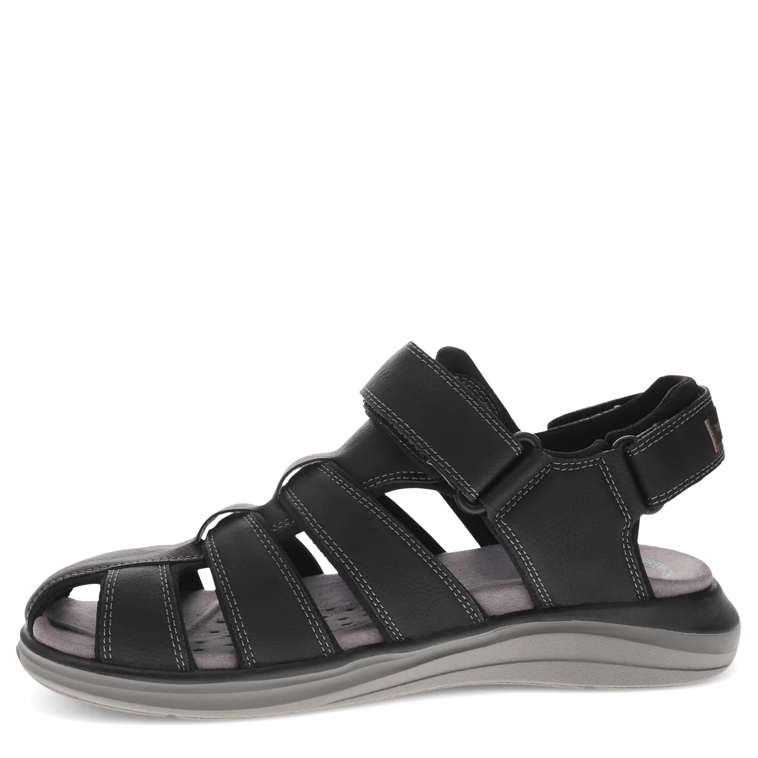 DOCKERS-MENS BYRD OUTDOOR SANDAL-BLACK & 