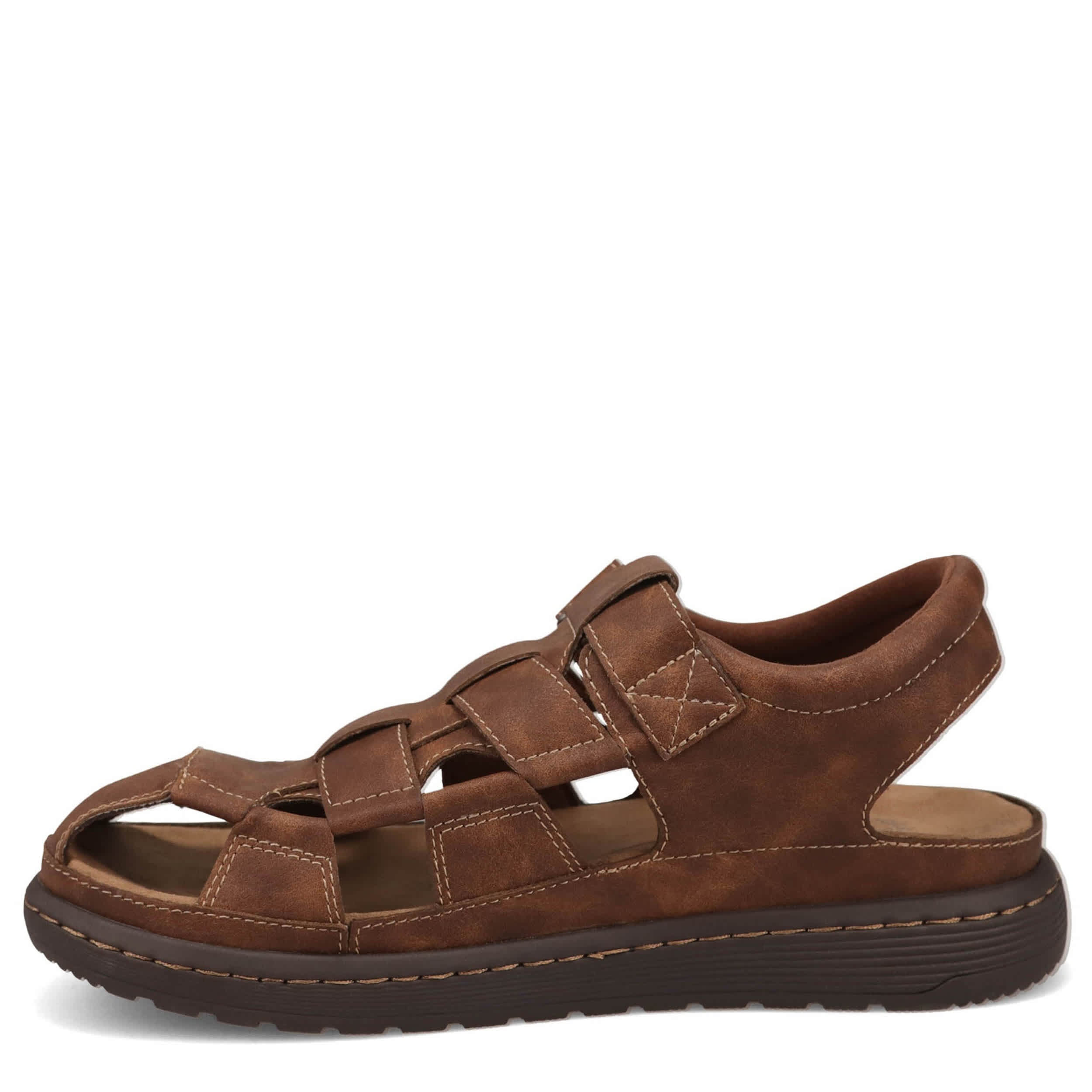 DOCKERS-MENS SARASOTA OUTDOOR SANDAL-DARK TAN & 