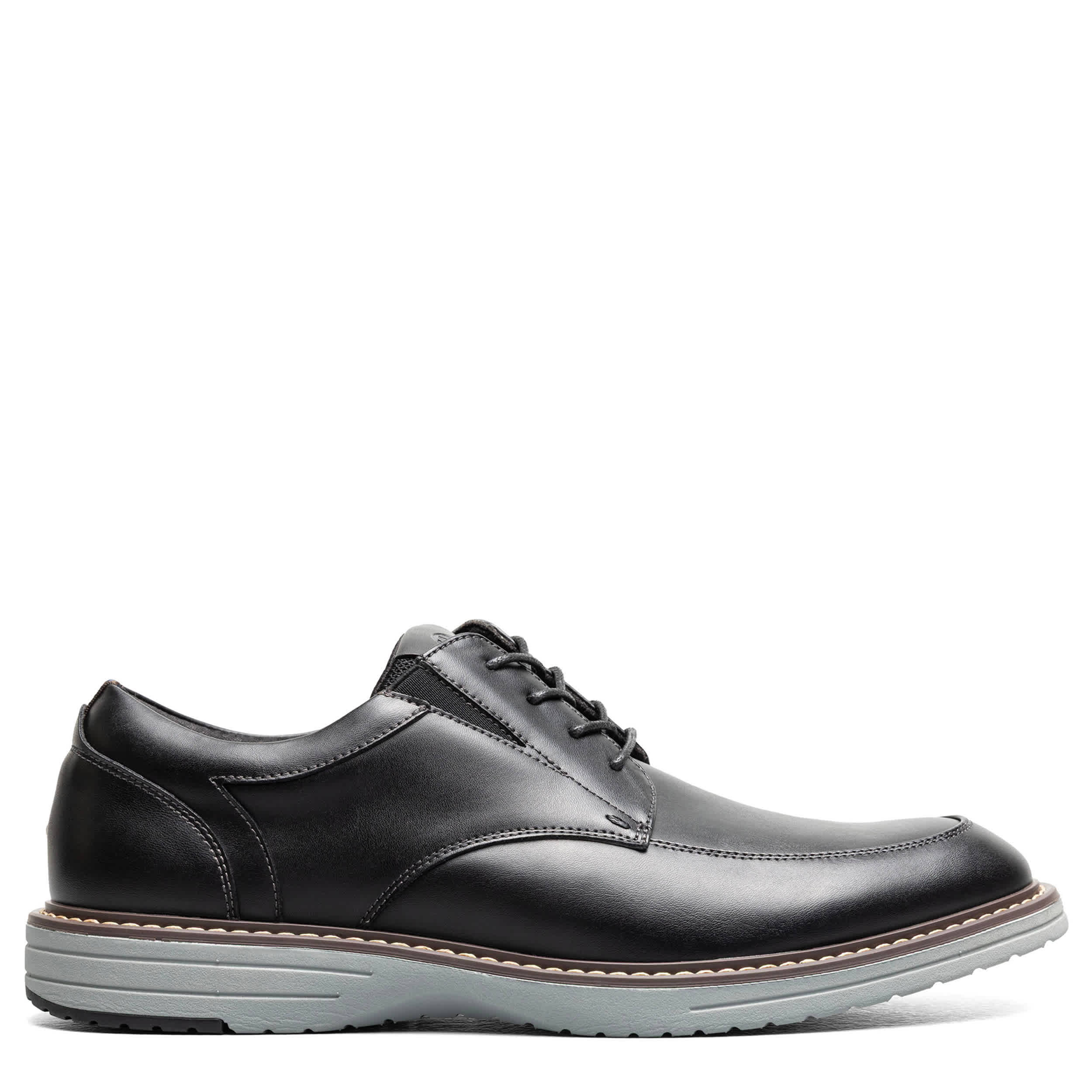 NUNN BUSH-MENS GATES MOC TOE OXFORD-BLACK & 