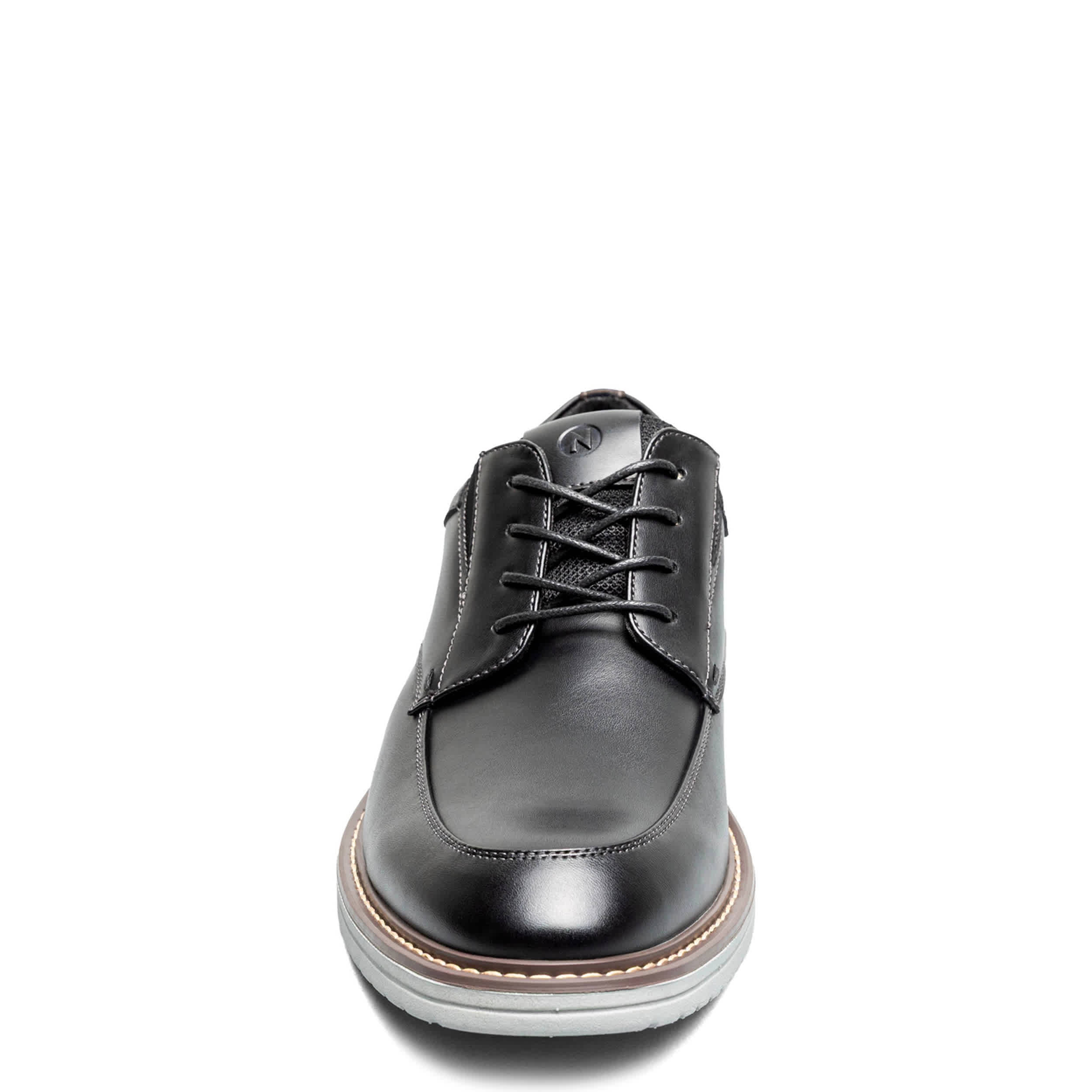 NUNN BUSH-MENS GATES MOC TOE OXFORD-BLACK & 