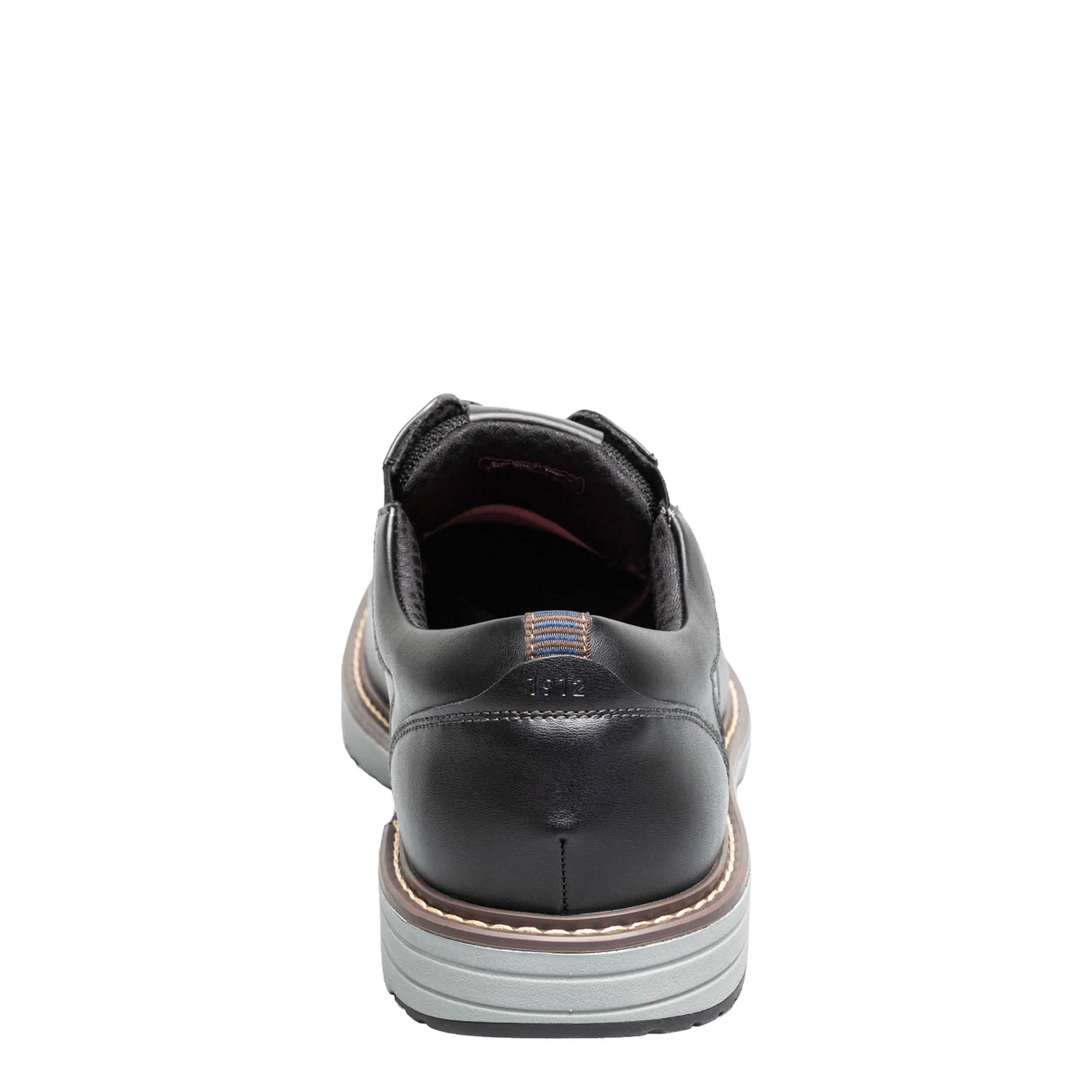 NUNN BUSH-MENS GATES MOC TOE OXFORD-BLACK & 