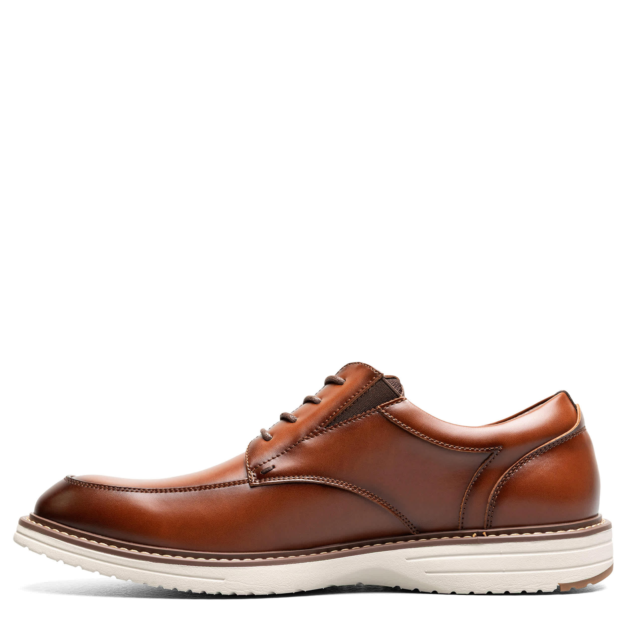NUNN BUSH-MENS GATES MOC TOE OXFORD-COGNAC & 
