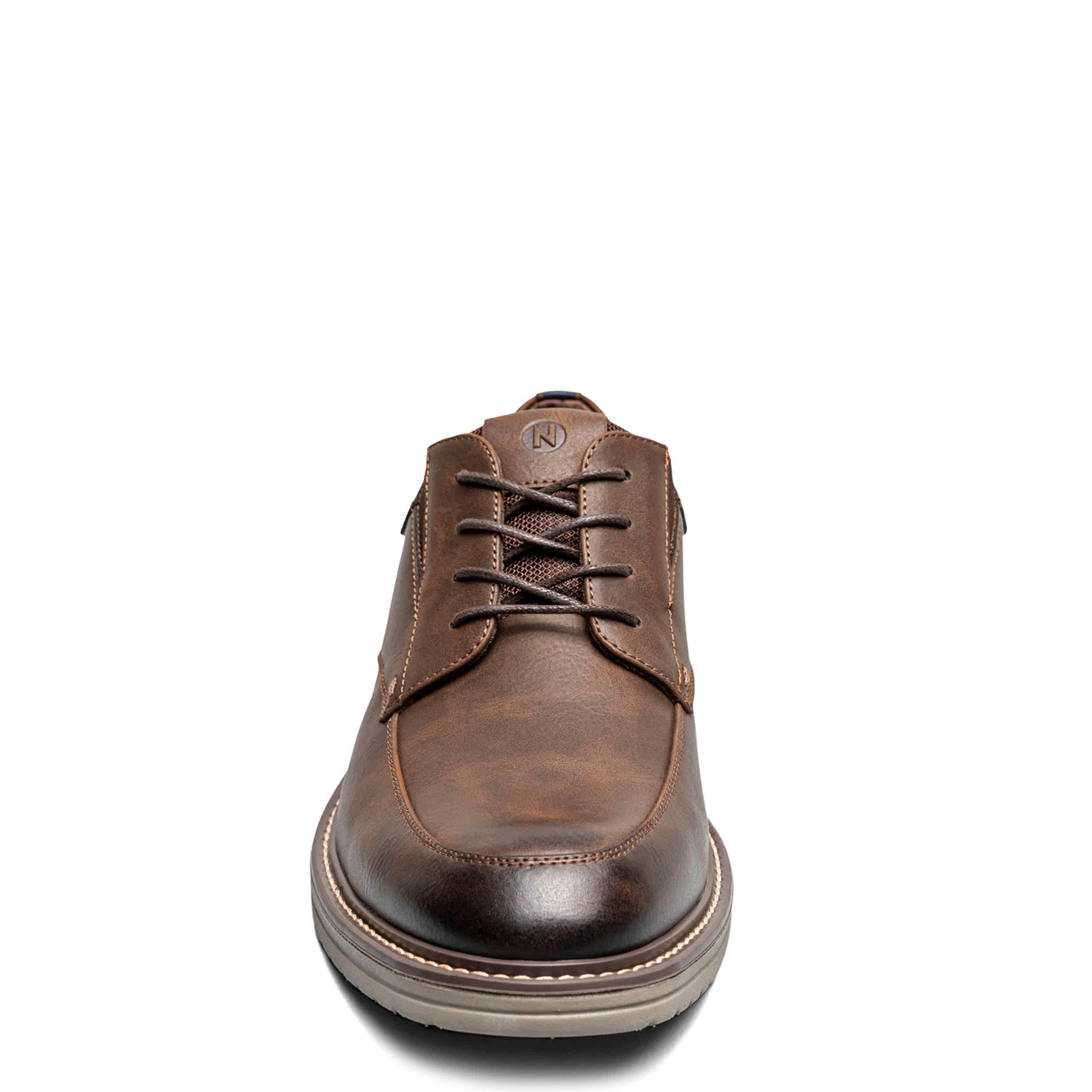 NUNN BUSH-MENS GATES MOC TOE OXFORD-BROWN & 