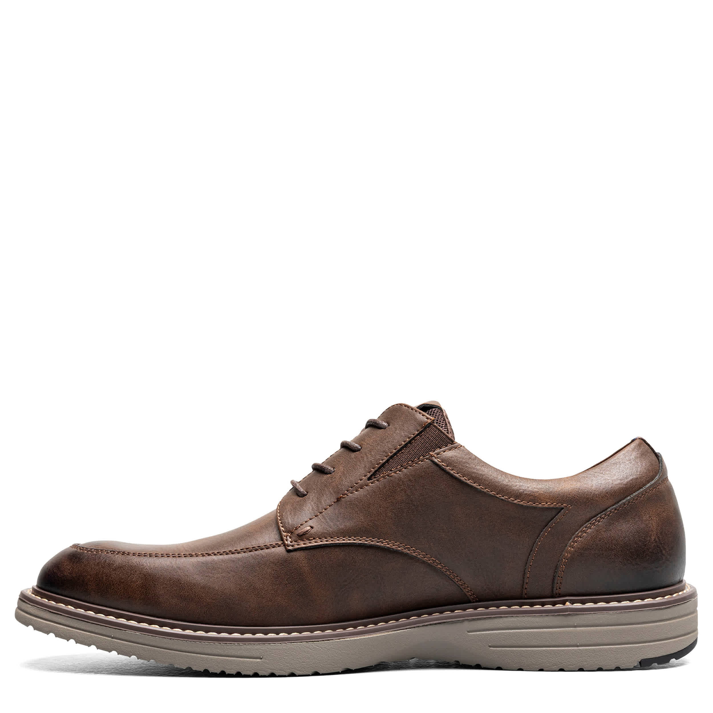 NUNN BUSH-MENS GATES MOC TOE OXFORD-BROWN & 
