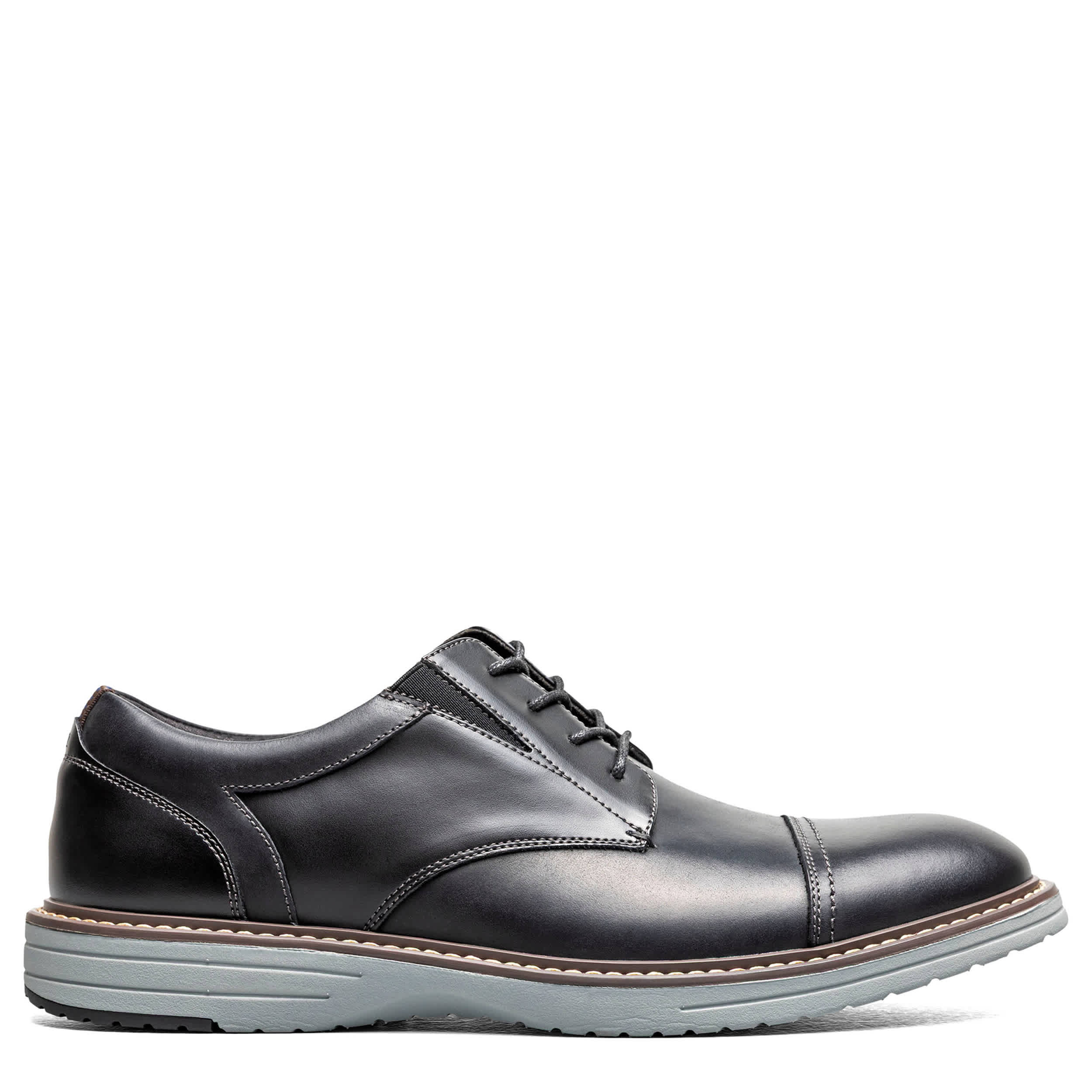 NUNN BUSH-MENS GRIFF CAP TOE OXFORD-BLACK & 