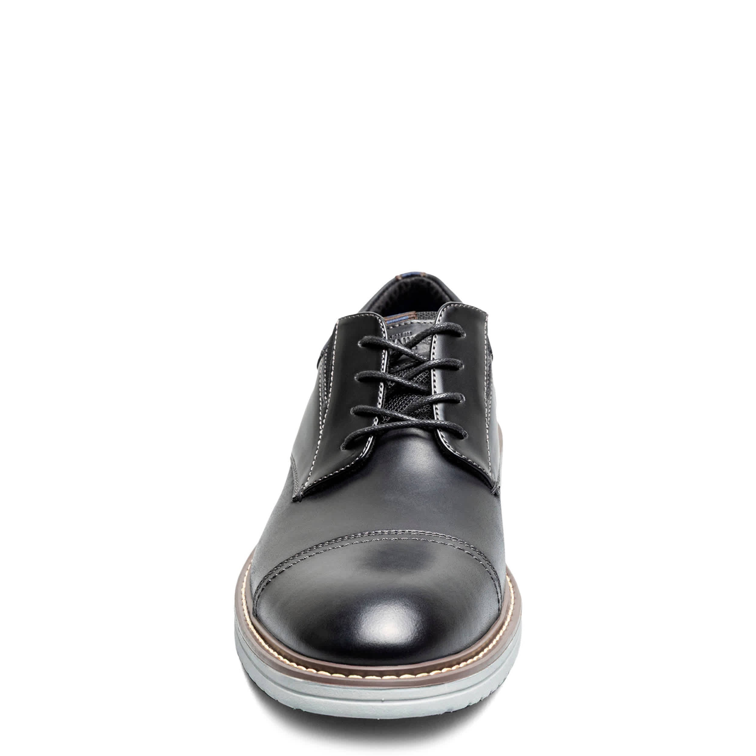 NUNN BUSH-MENS GRIFF CAP TOE OXFORD-BLACK & 