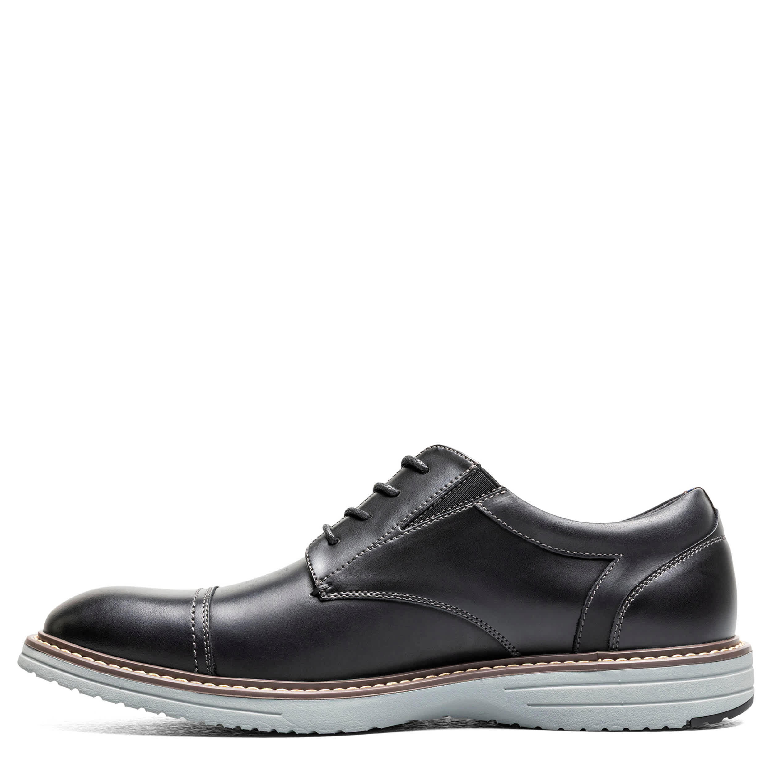NUNN BUSH-MENS GRIFF CAP TOE OXFORD-BLACK & 