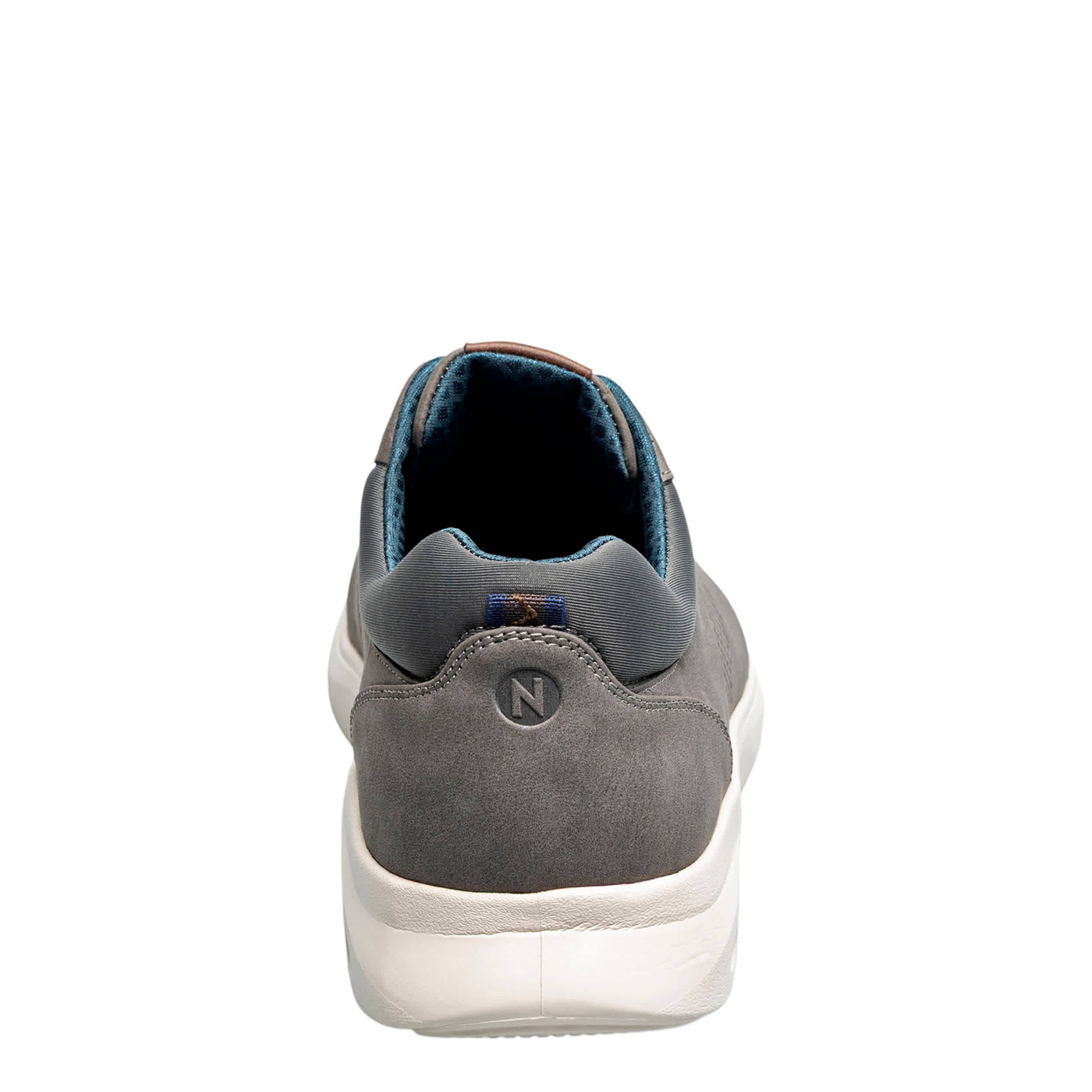 NUNN BUSH-MENS PONTE PERF SNEAKER-GREY & 
