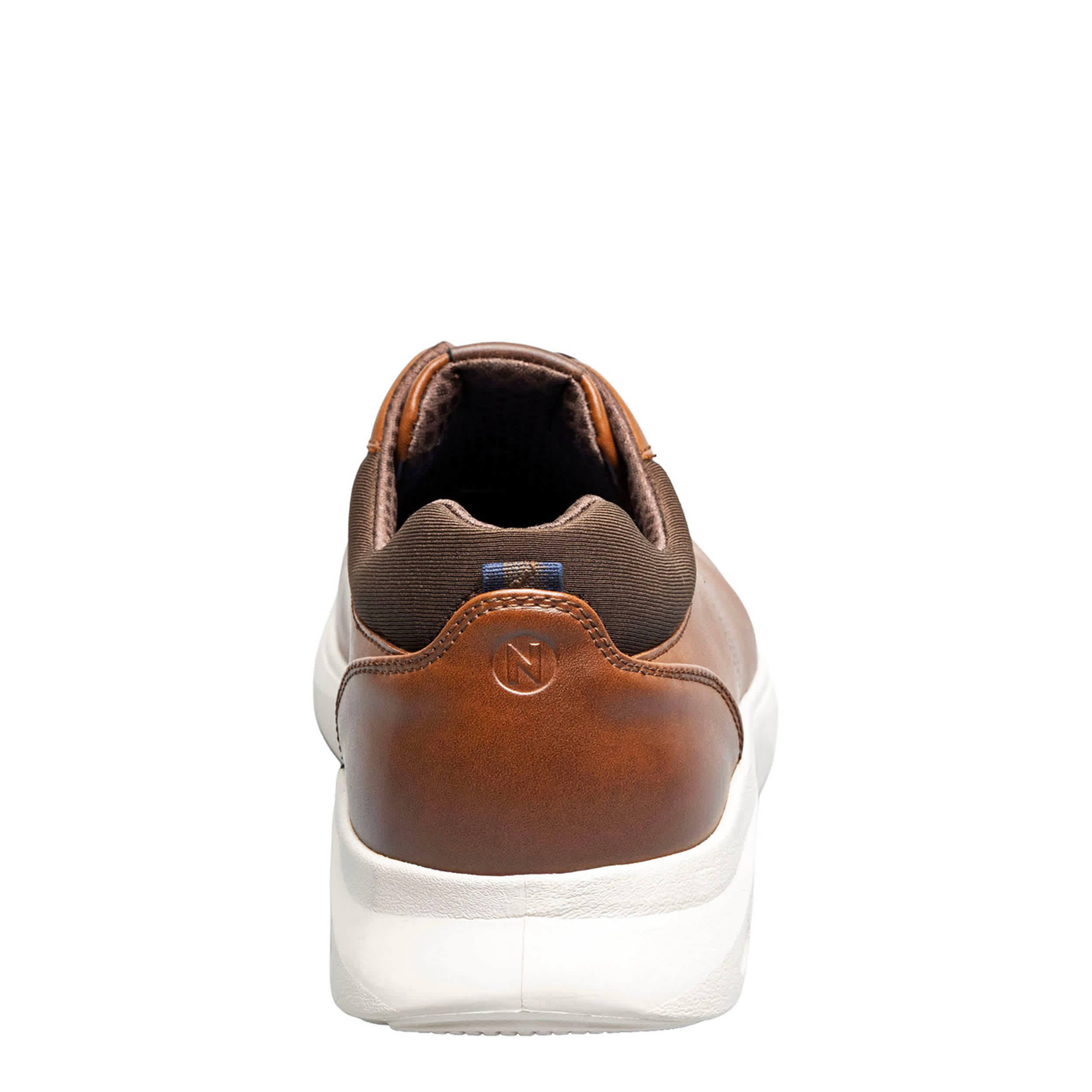 NUNN BUSH-MENS PONTE PERF SNEAKER-COGNAC & 
