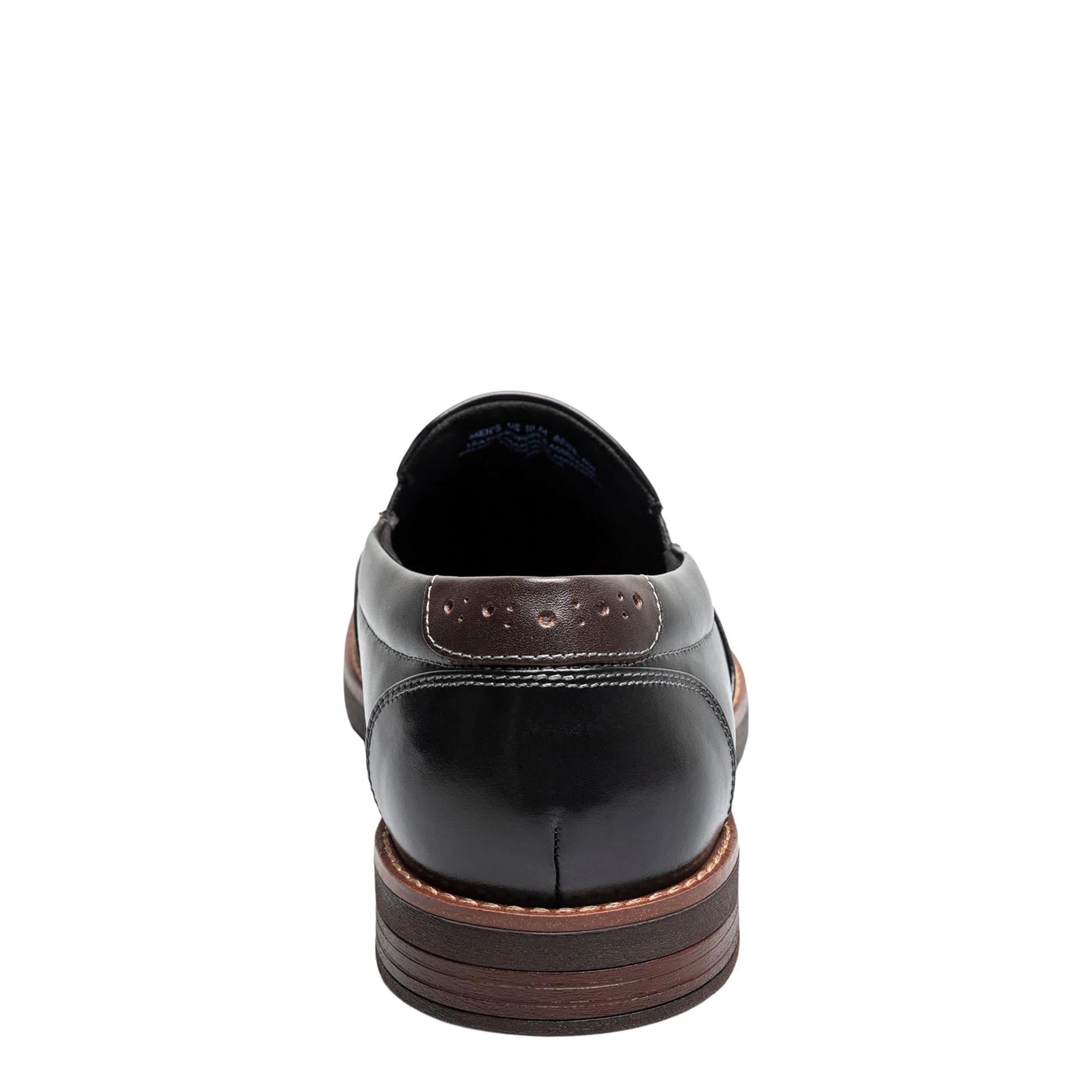 NUNN BUSH-MENS FITZ FLEX MOC TOE VENETIAN LOAFER-BLACK & 